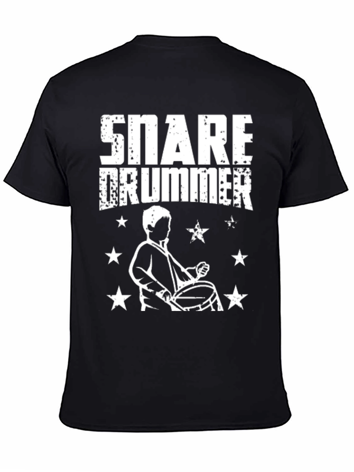 Snare Drummer Graphic Tee - Music Lovers T-Shirt