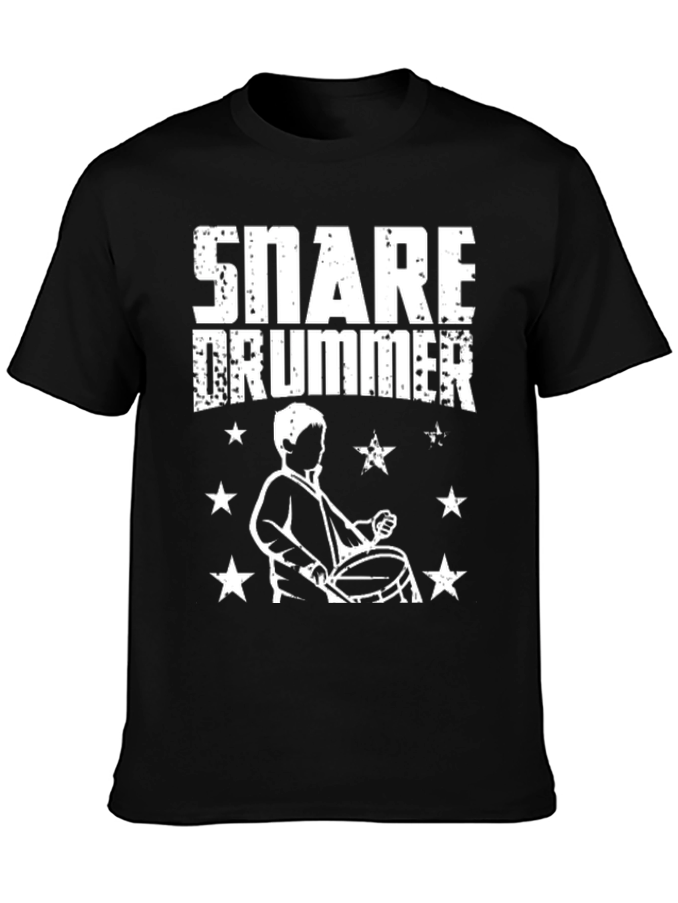 Snare Drummer Graphic Tee - Music Lovers T-Shirt
