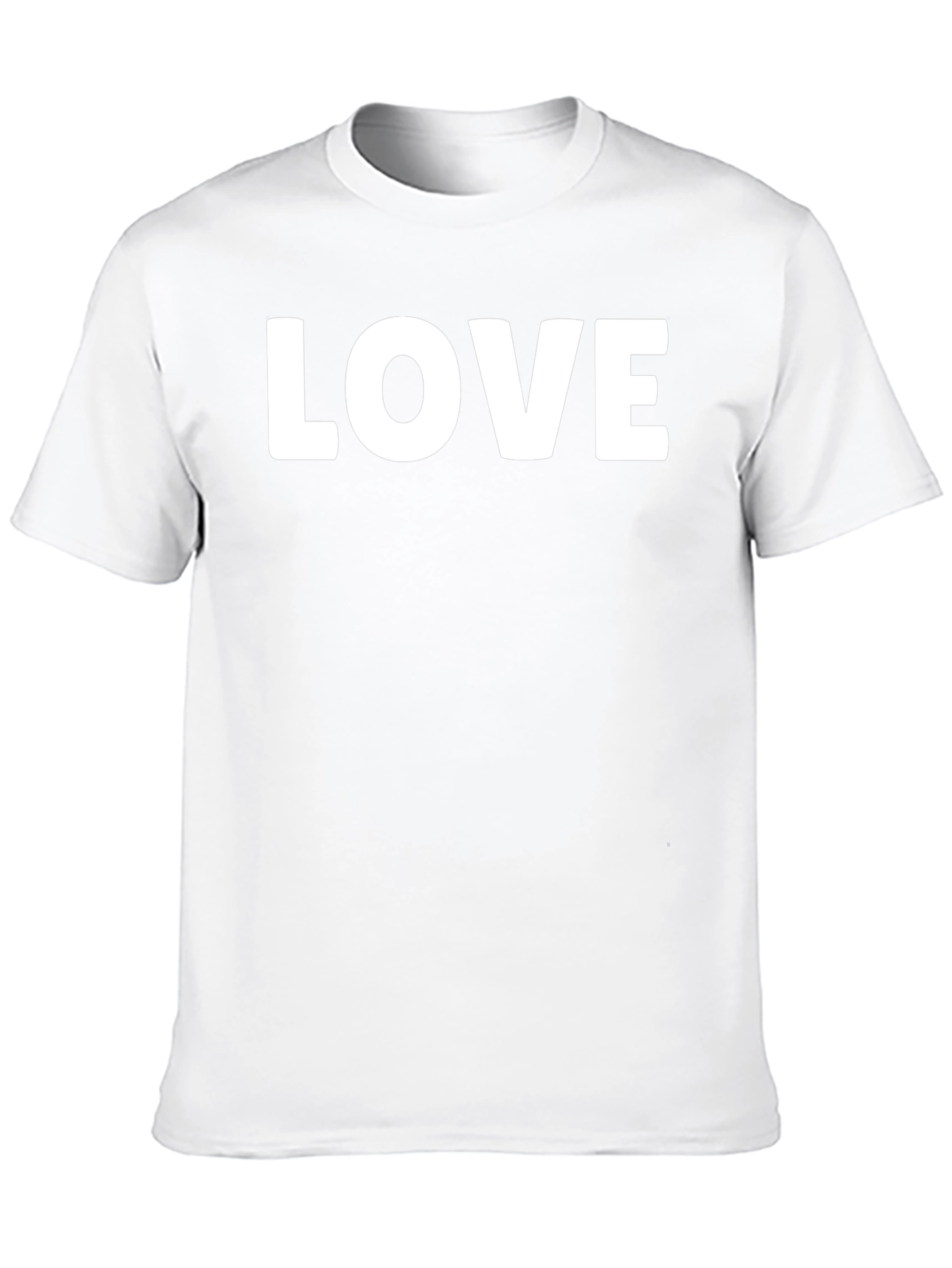 Love T-Shirt - Black Crew Neck Tee