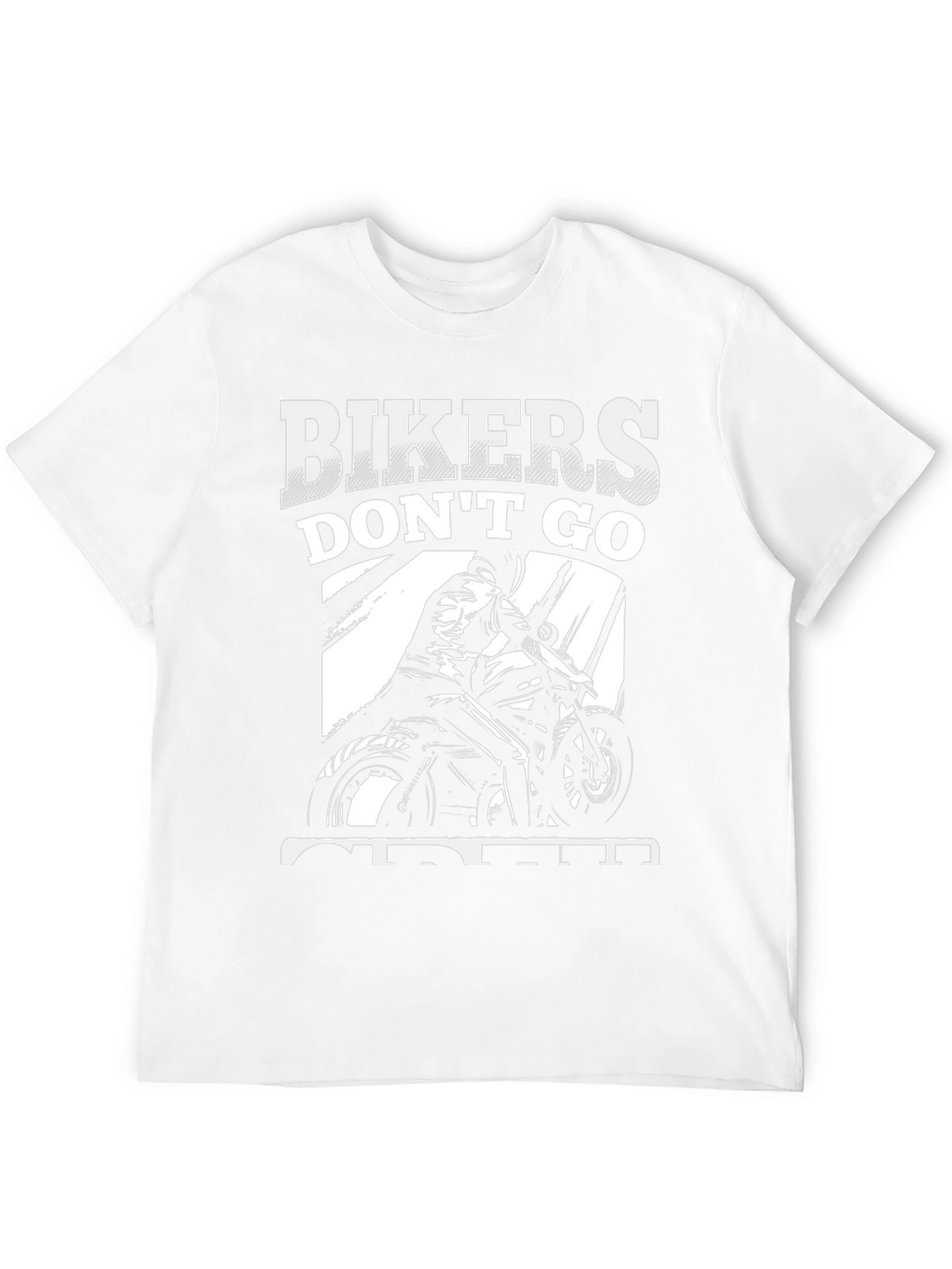 Bikers Dont Go Old They Get Older Black T-Shirt