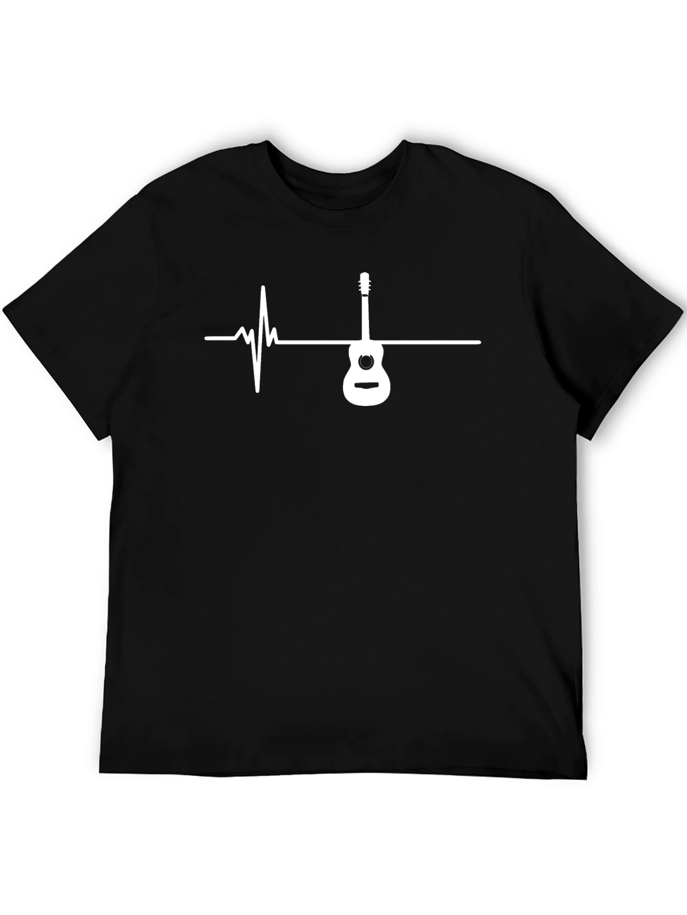 Guitar Heartbeat Graphic Tee - Music Lover T-Shirt
