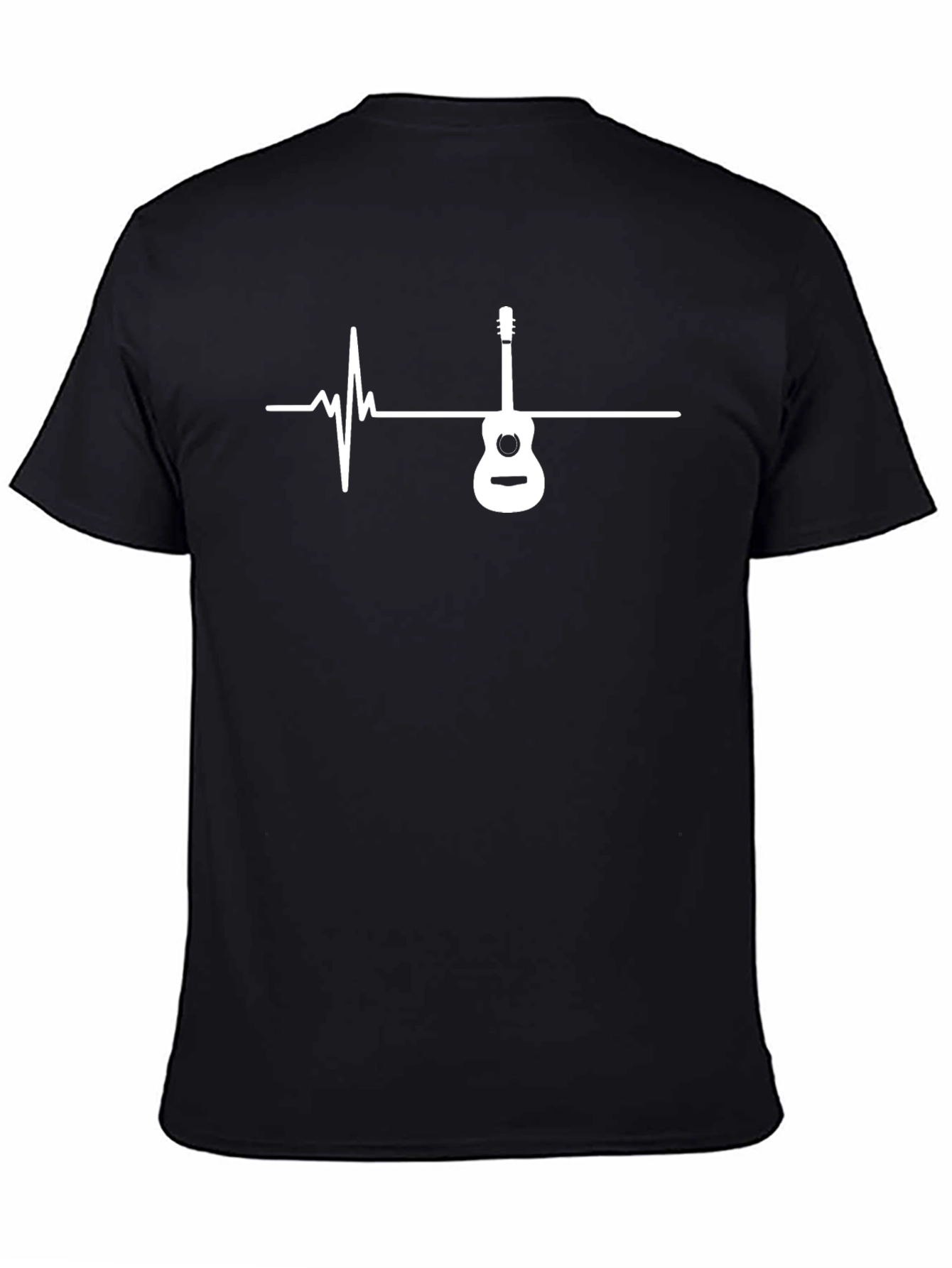 Guitar Heartbeat Graphic Tee - Music Lover T-Shirt
