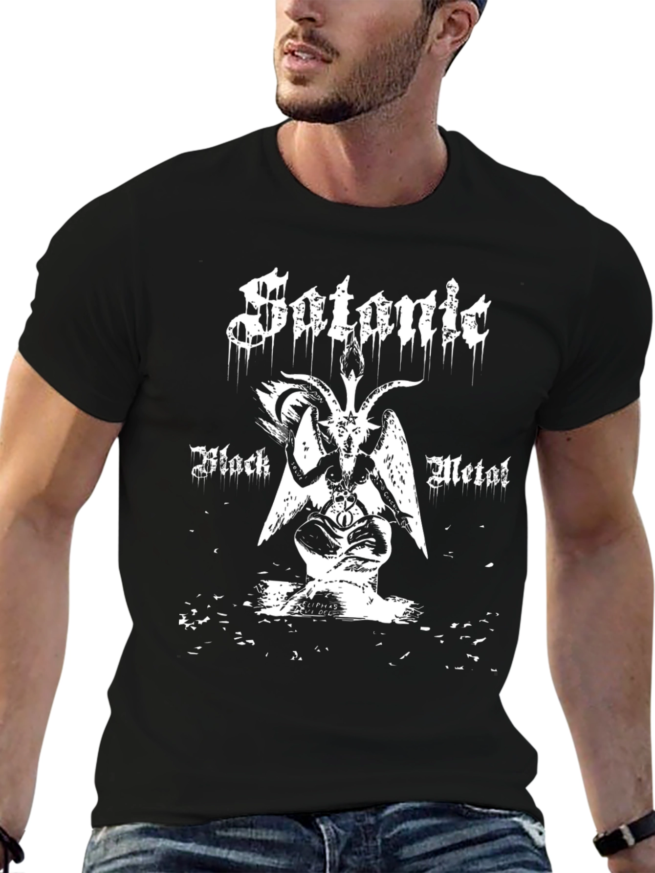Satanic Black Metal Graphic Tee