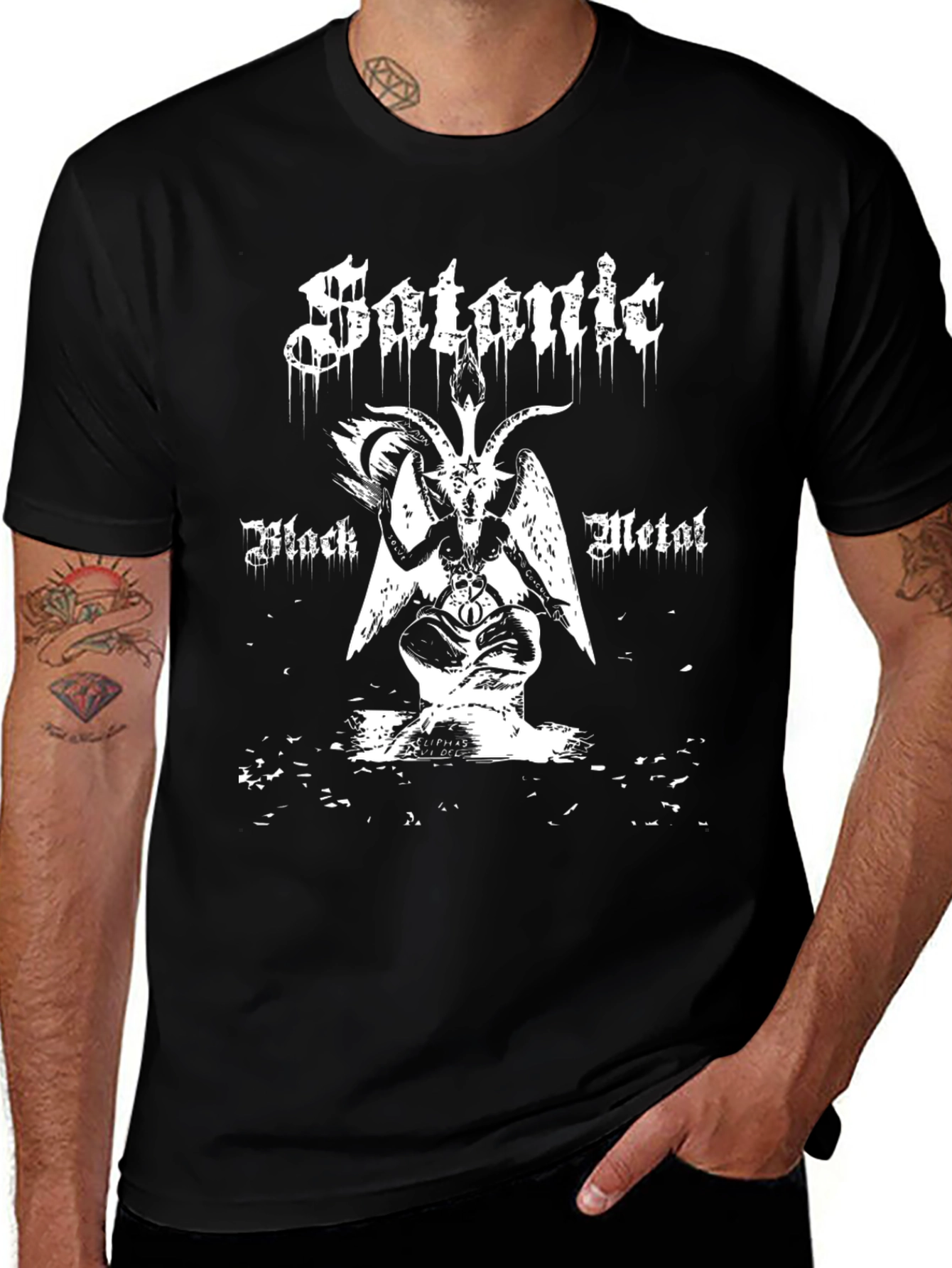 Satanic Black Metal Graphic Tee