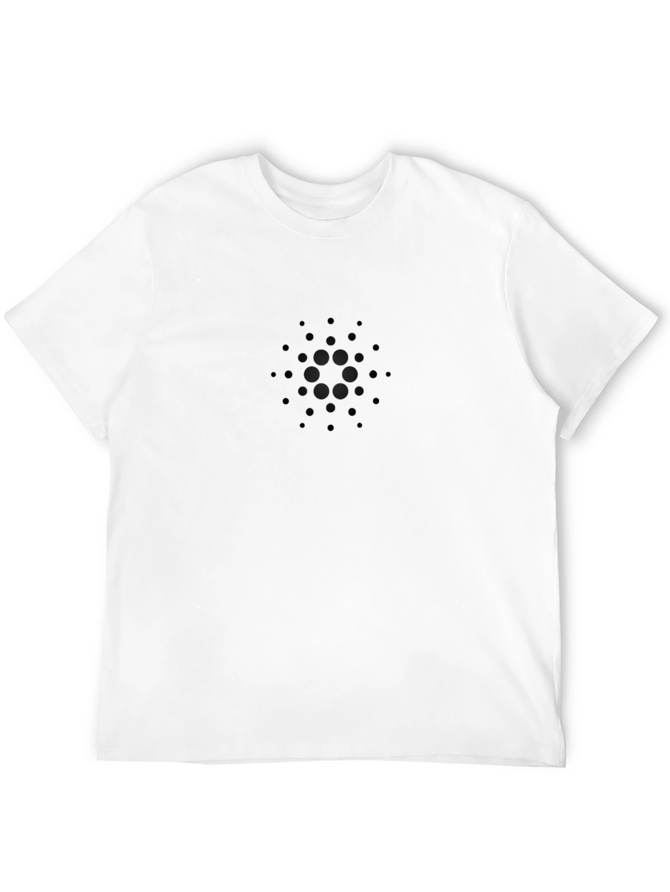 Black Crypto Cardano ADA Logo T-Shirt