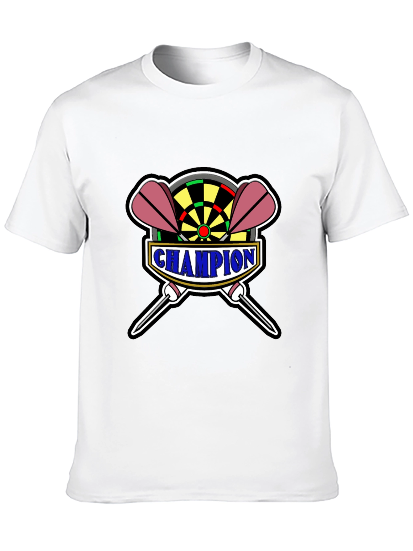 Champion Dart T-Shirt - Dartboard Design