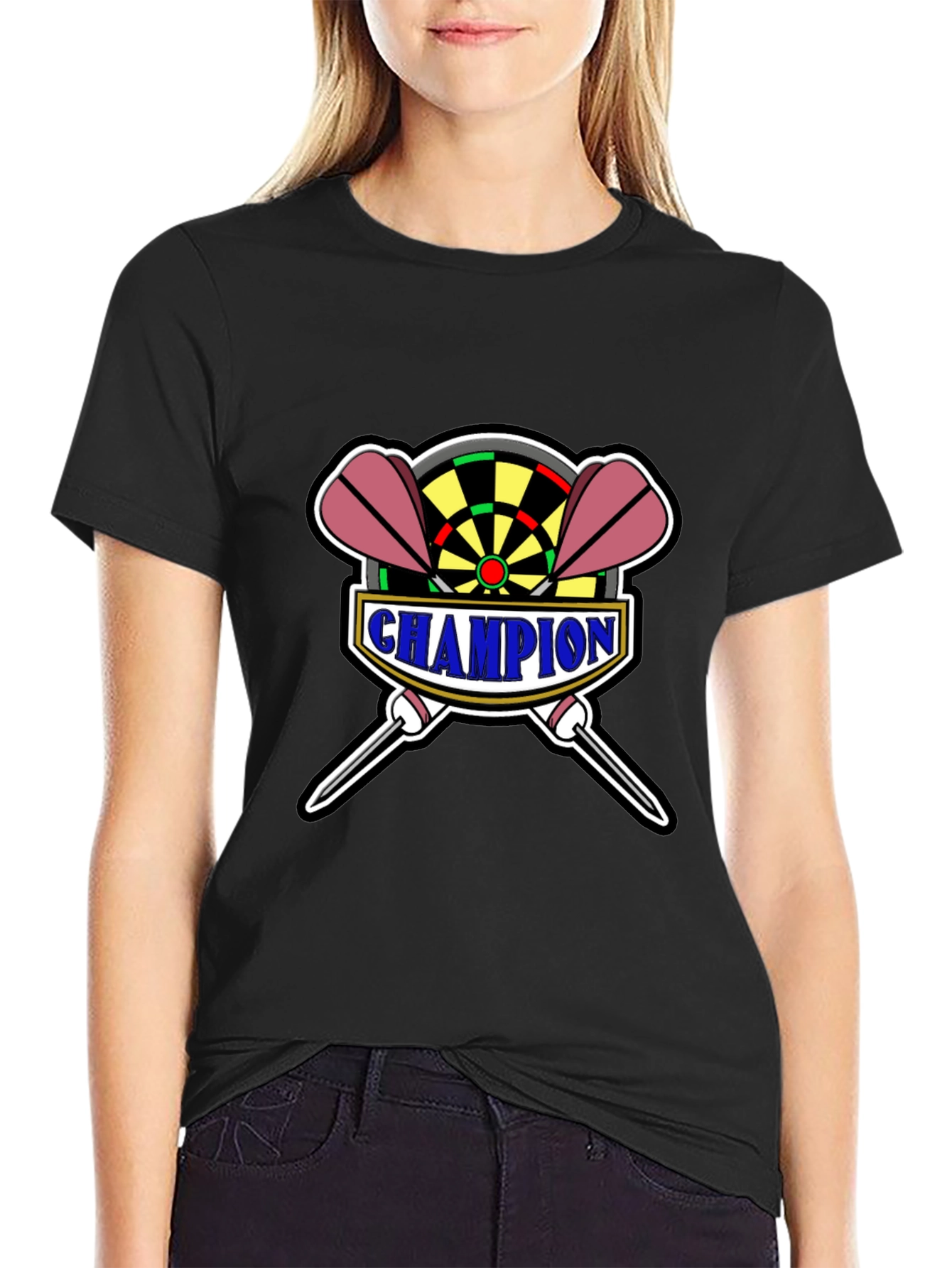 Champion Dart T-Shirt - Dartboard Design