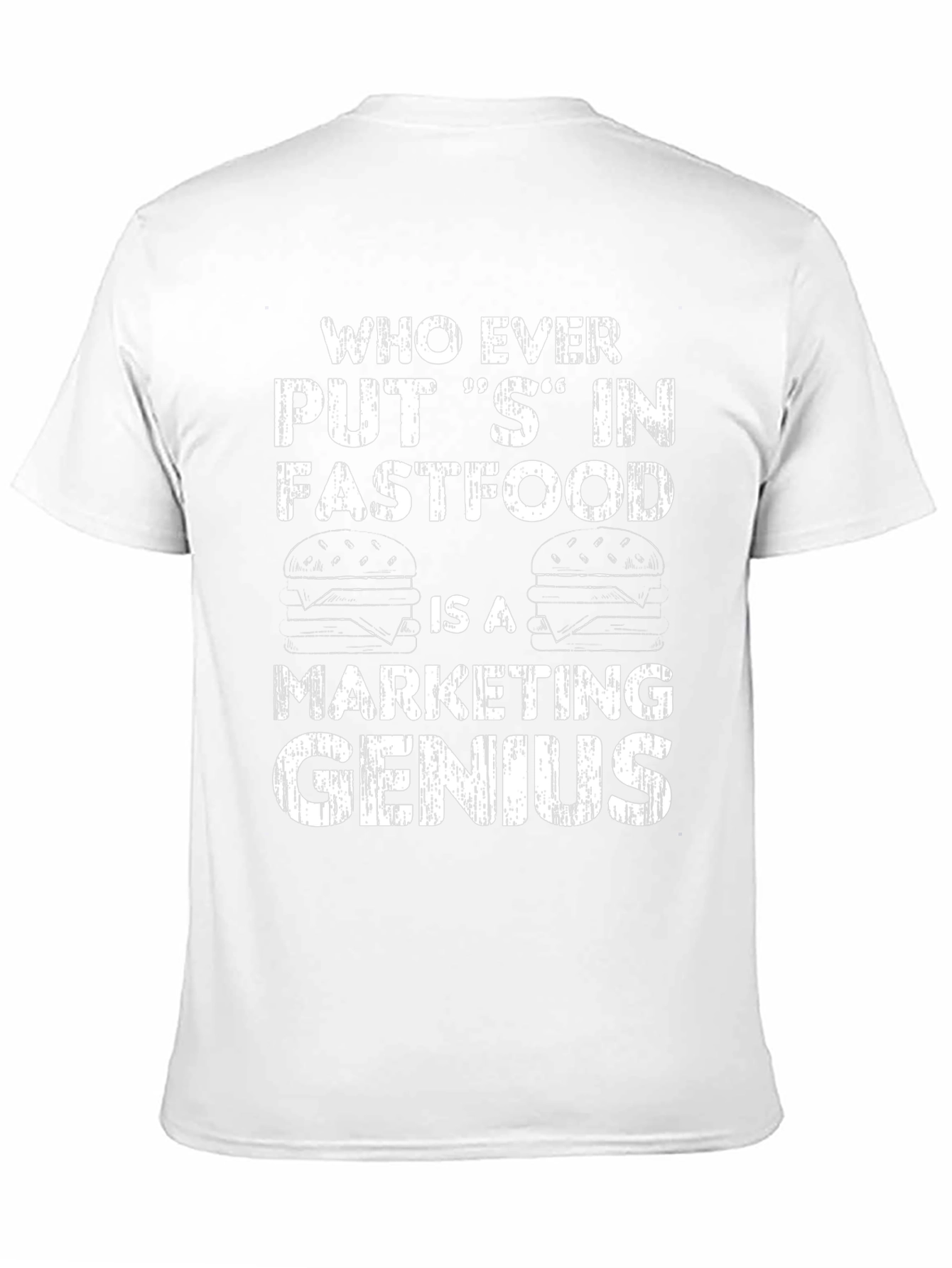 Fast Food Marketing Genius Graphic Tee