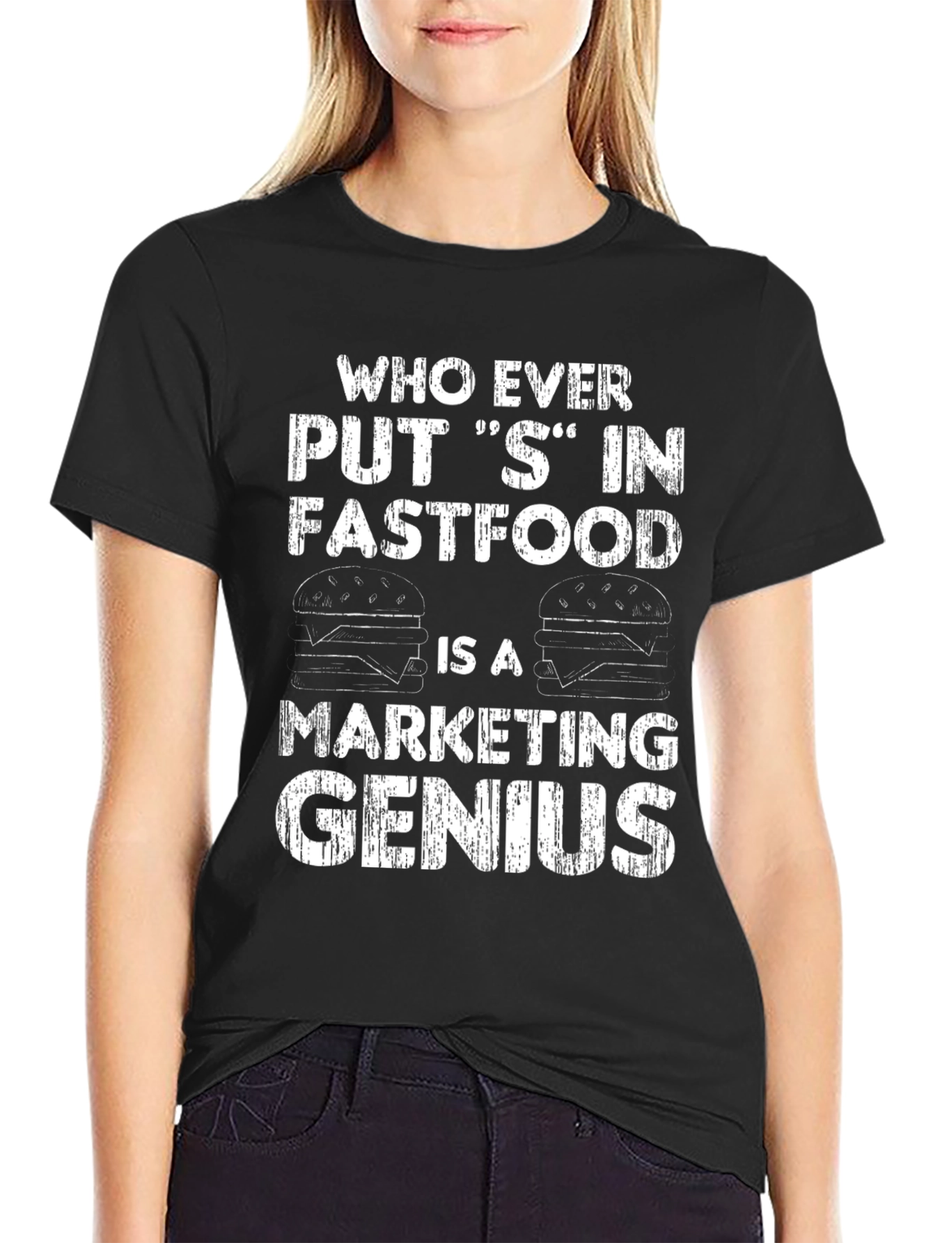 Fast Food Marketing Genius Graphic Tee