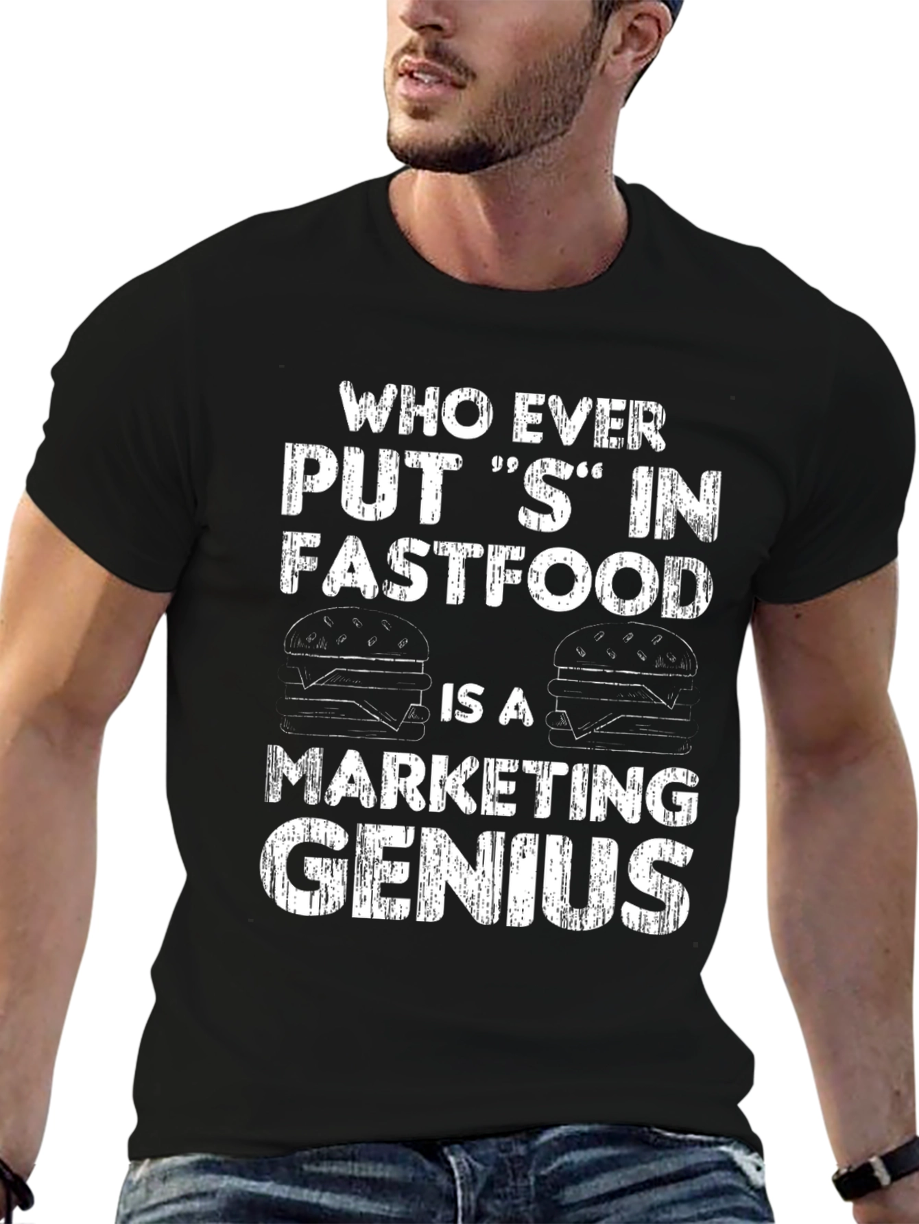 Fast Food Marketing Genius Graphic Tee