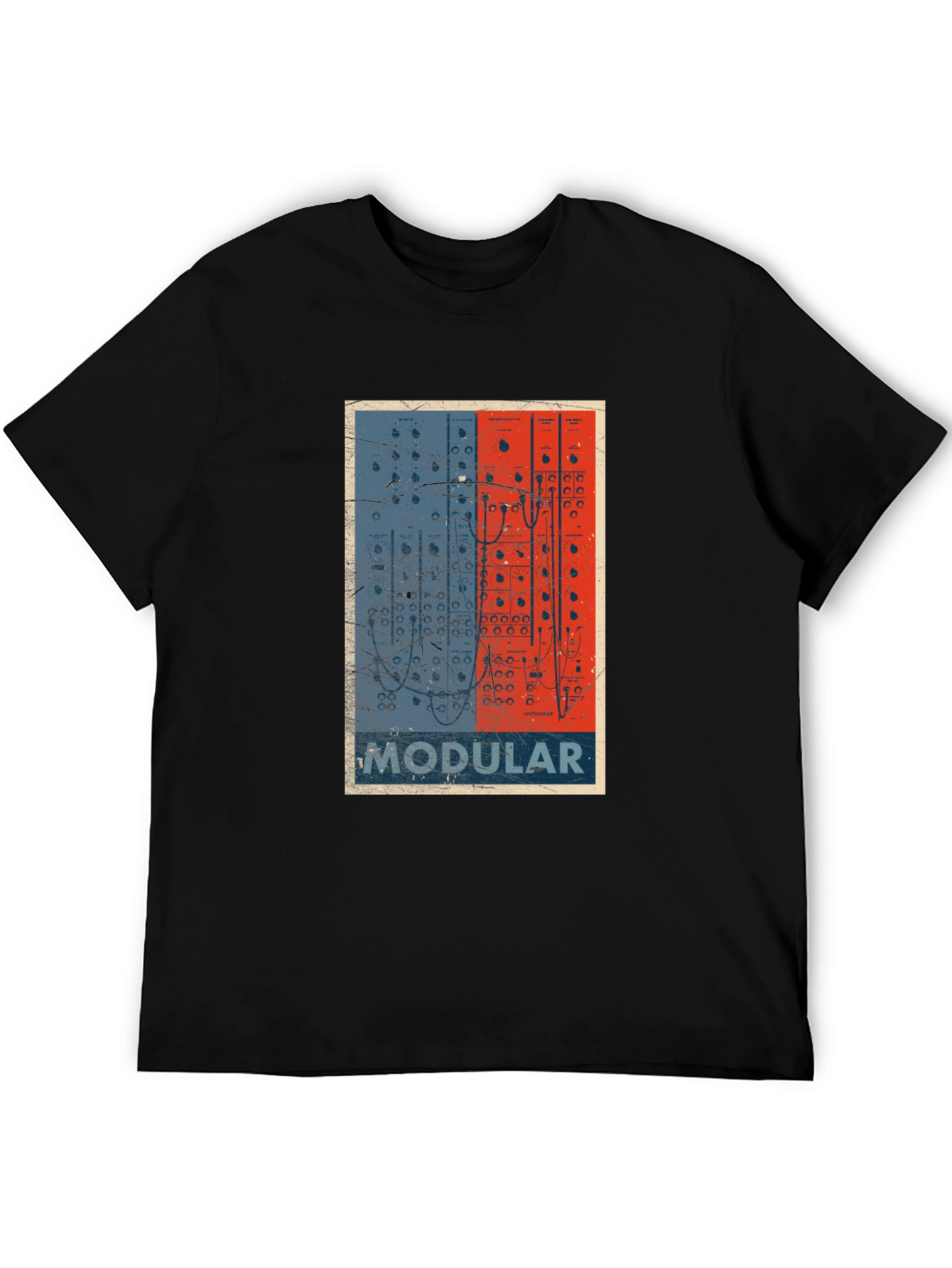 Modular Synth T-Shirt - Retro Electronic Music Design