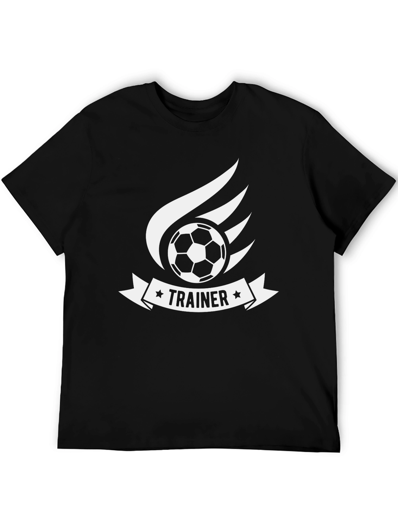 Trainer Soccer Ball Graphic T-Shirt