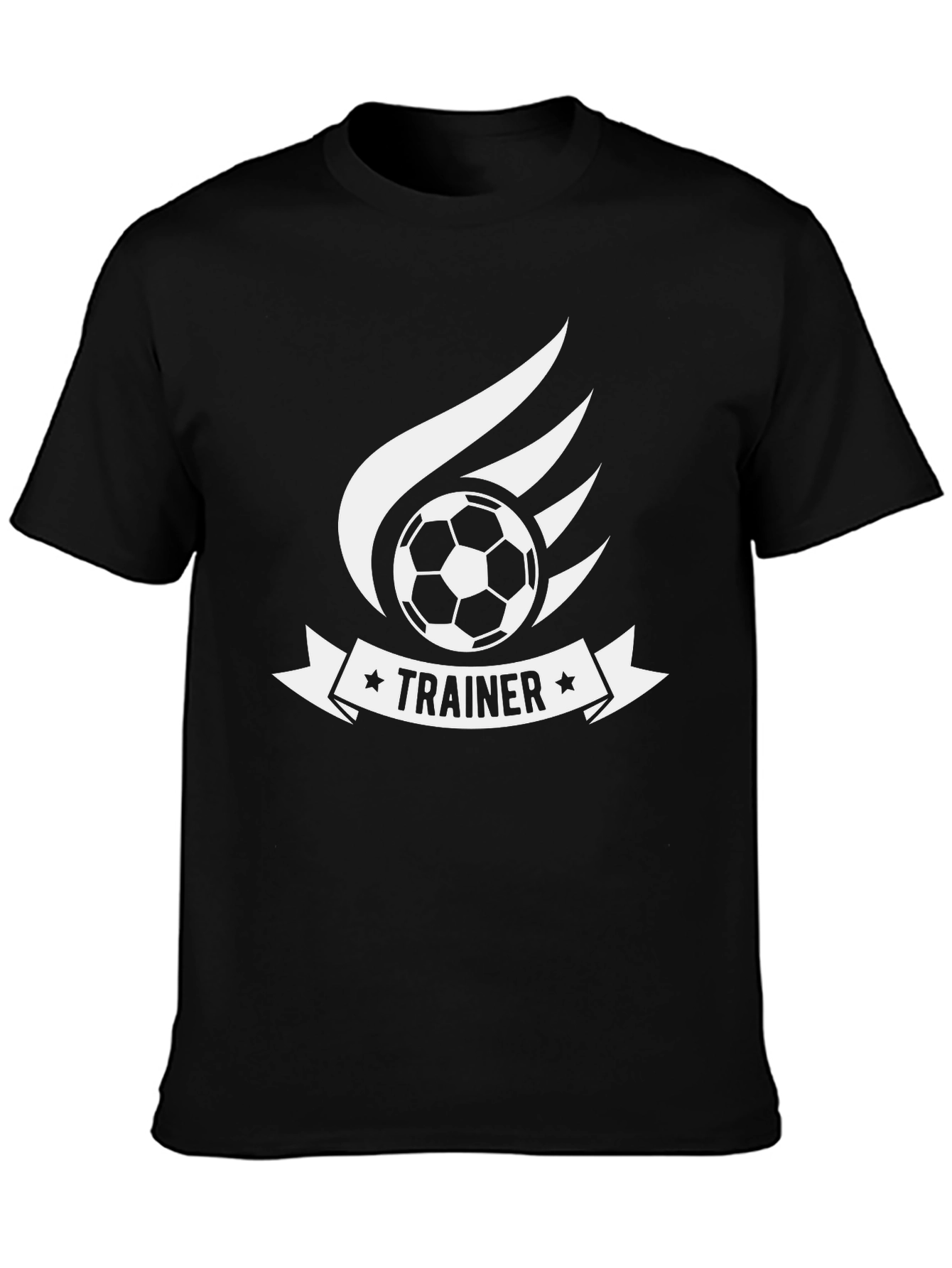 Trainer Soccer Ball Graphic T-Shirt