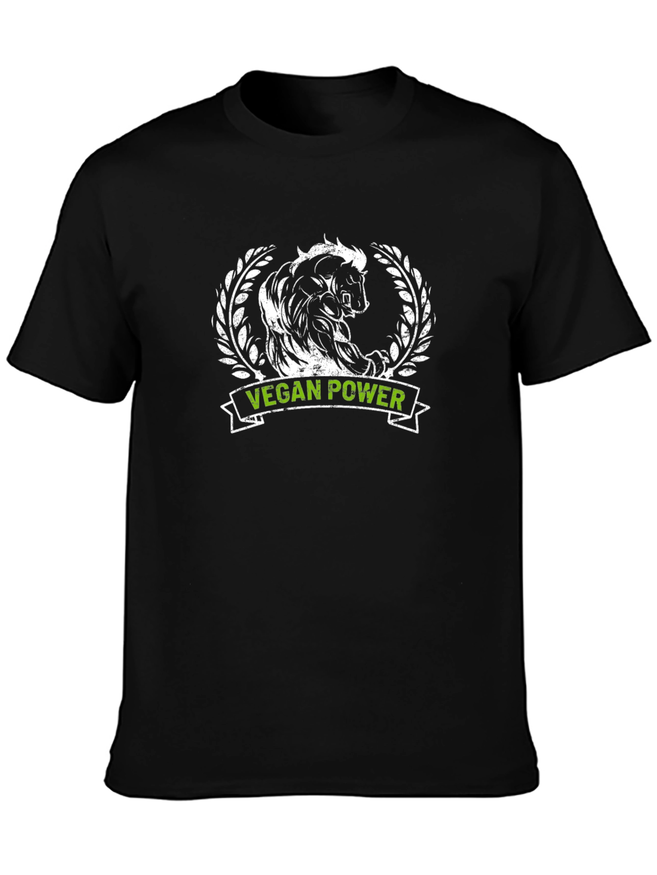 Vegan Power Bull T-Shirt - Animal Rights Activist Tee
