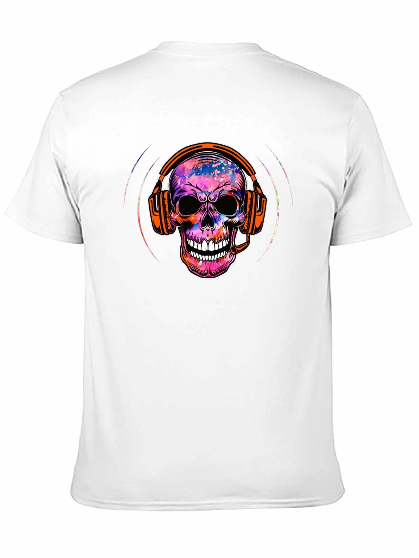 Skull Headphone Graphic Tee - Rock On!