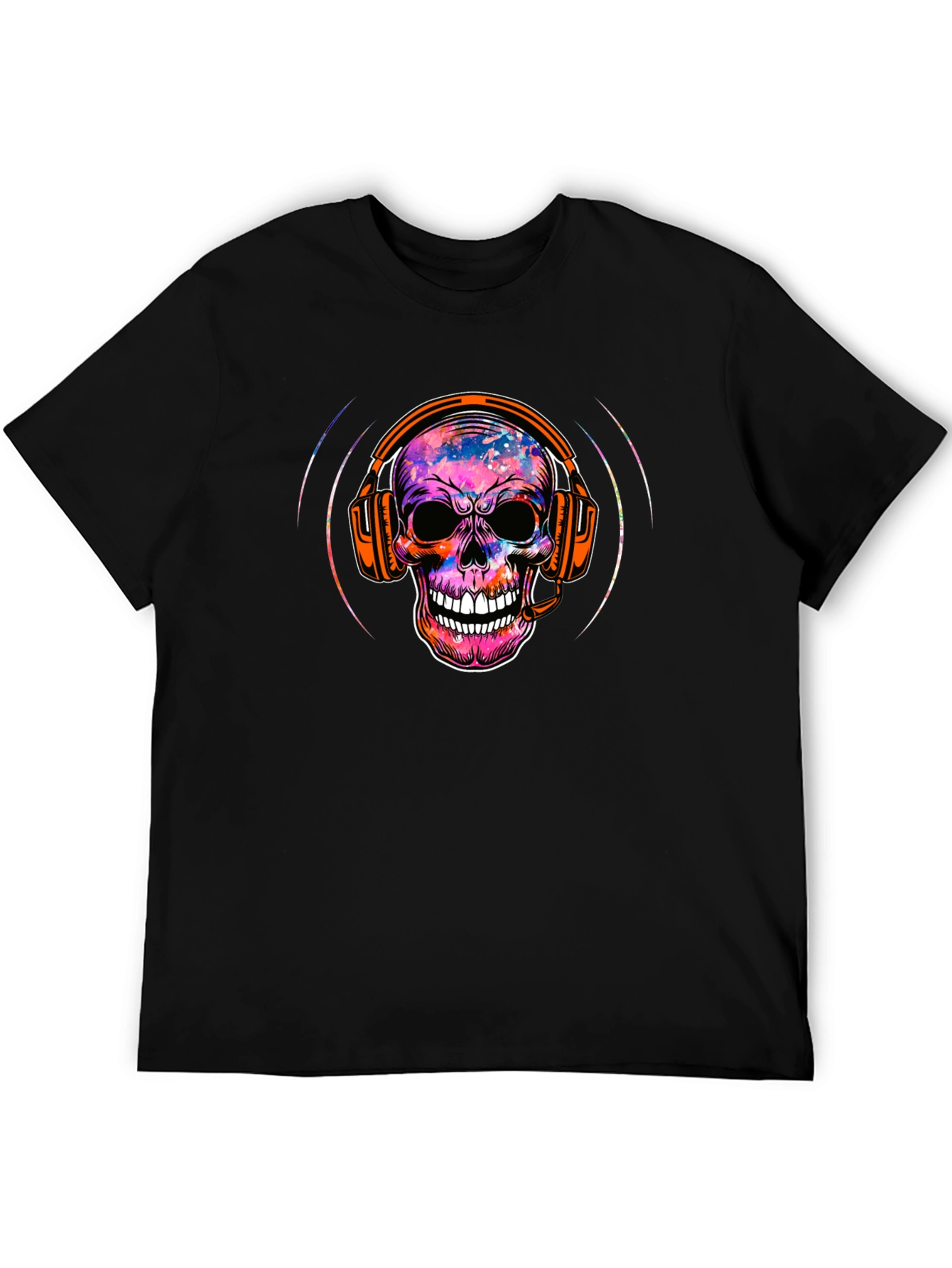 Skull Headphone Graphic Tee - Rock On!