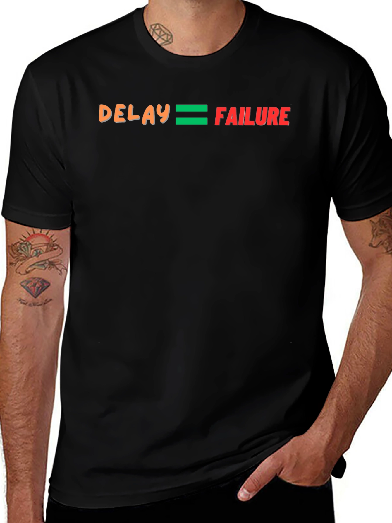 Delay Equals Failure Graphic T-Shirt