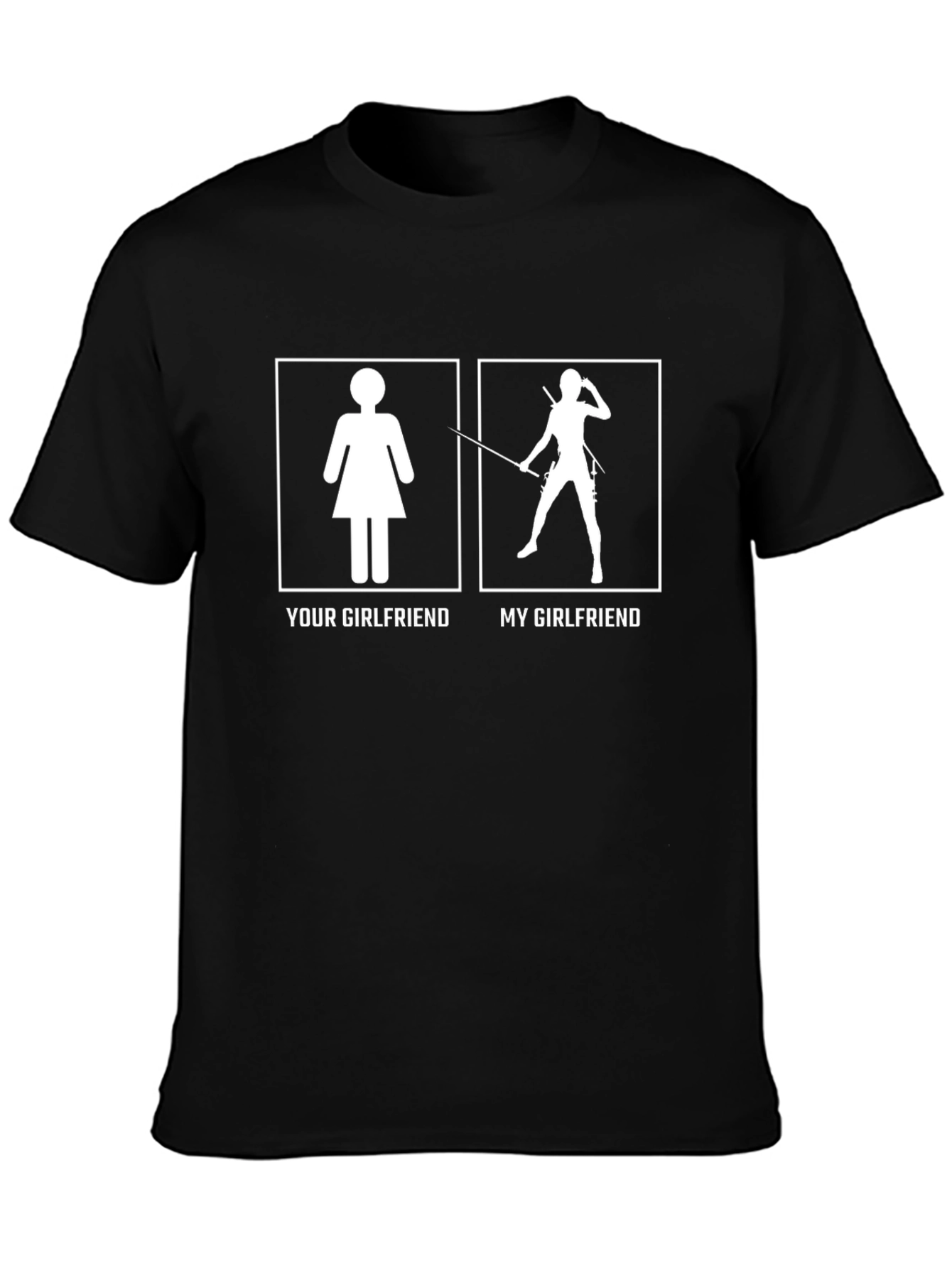 Funny Rock Climbing Girlfriend Graphic Tee