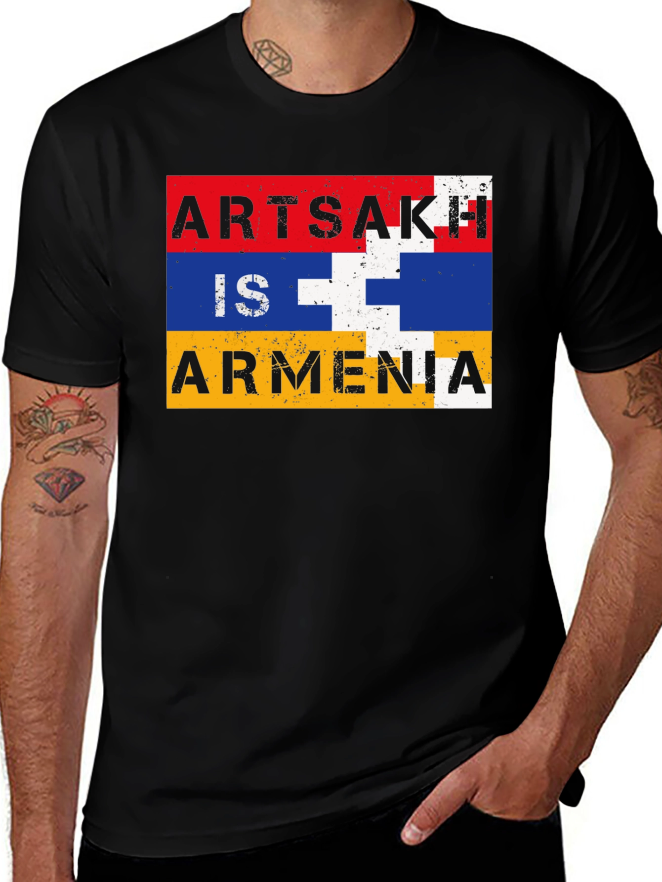 Artsakh is Armenia Flag T-Shirt