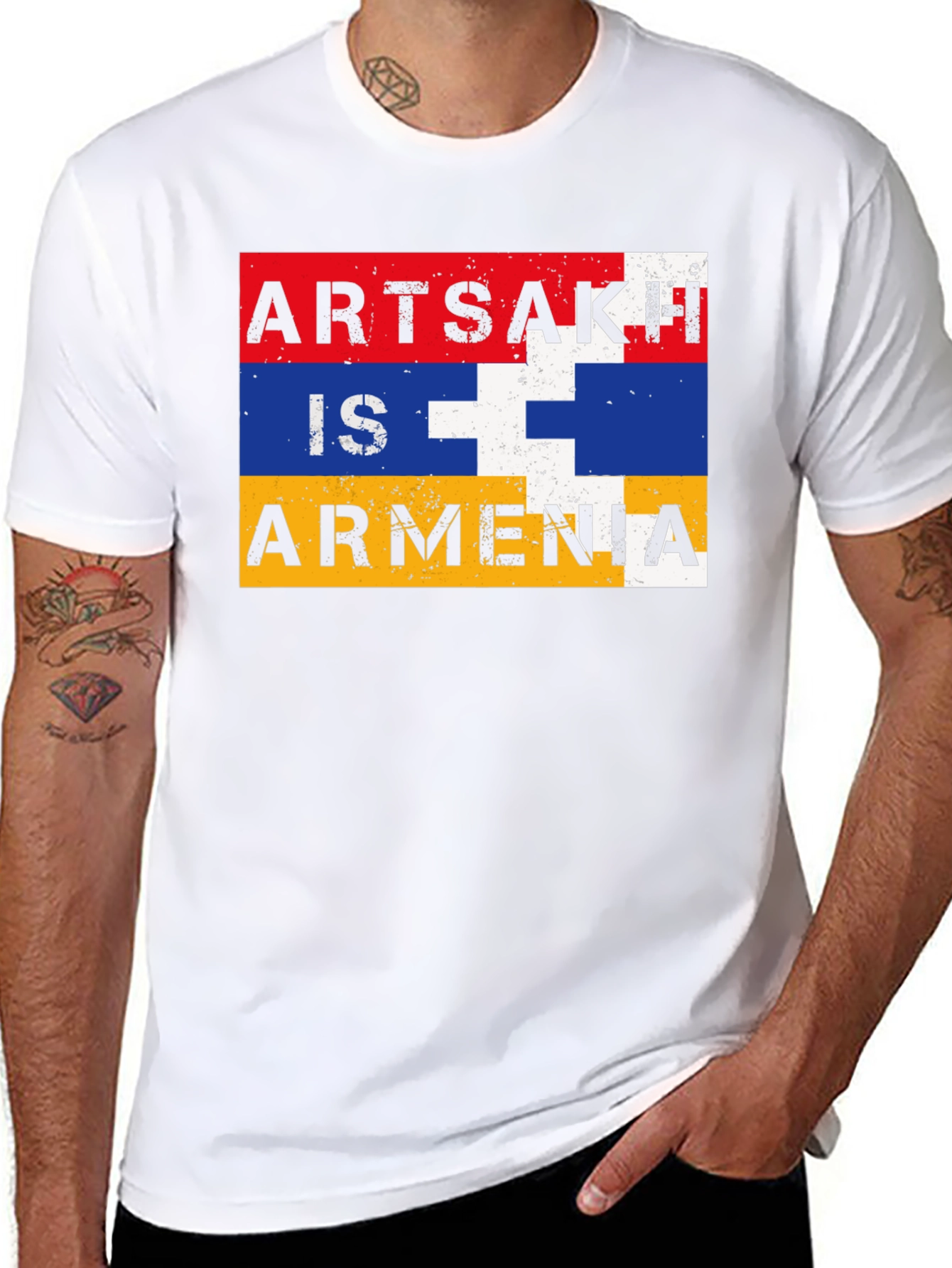 Artsakh is Armenia Flag T-Shirt
