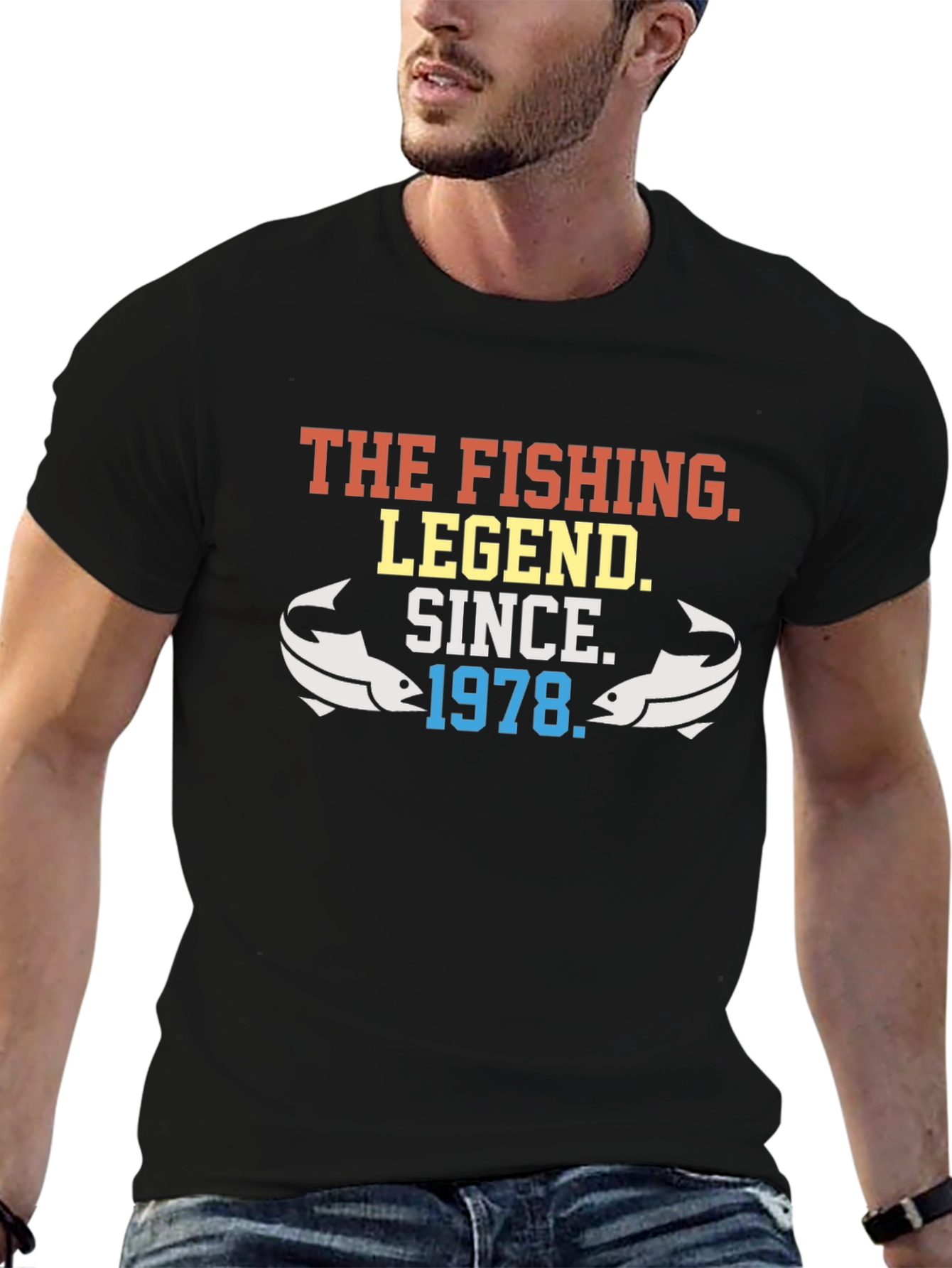 The Fishing Legend Since 1978 Graphic Tee