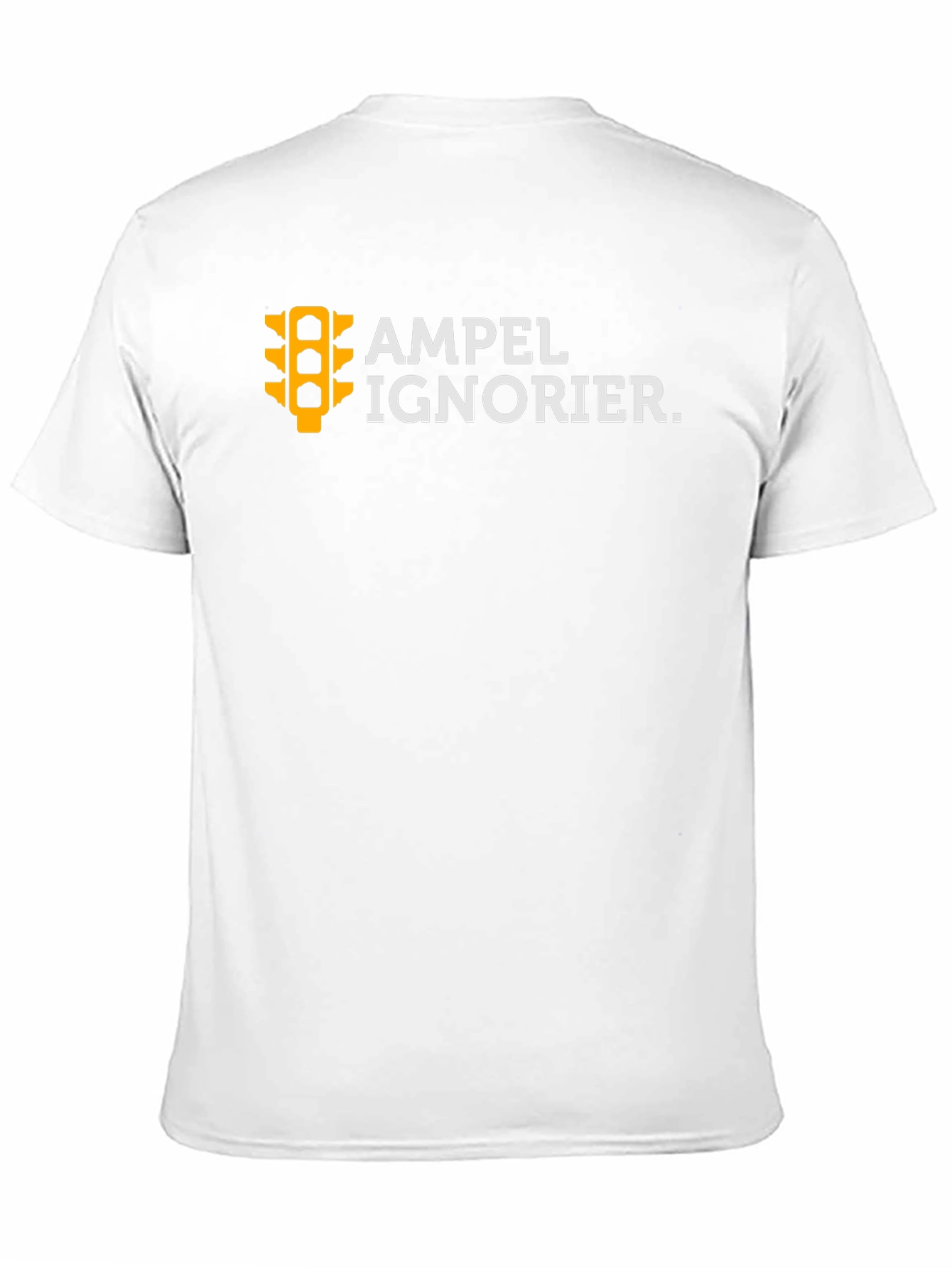 Ampel Ignorier Graphic Tee - Black Cotton T-Shirt