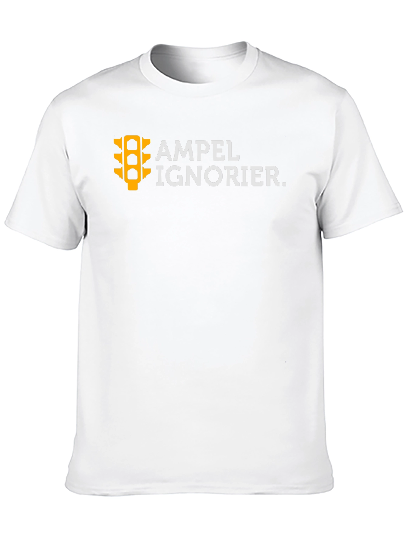 Ampel Ignorier Graphic Tee - Black Cotton T-Shirt