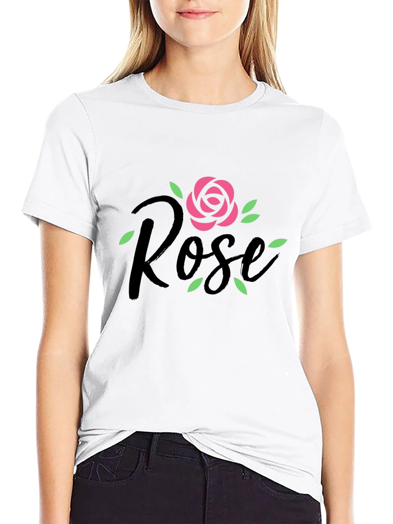 Black Rose Graphic Tee - Stylish Casual Wear