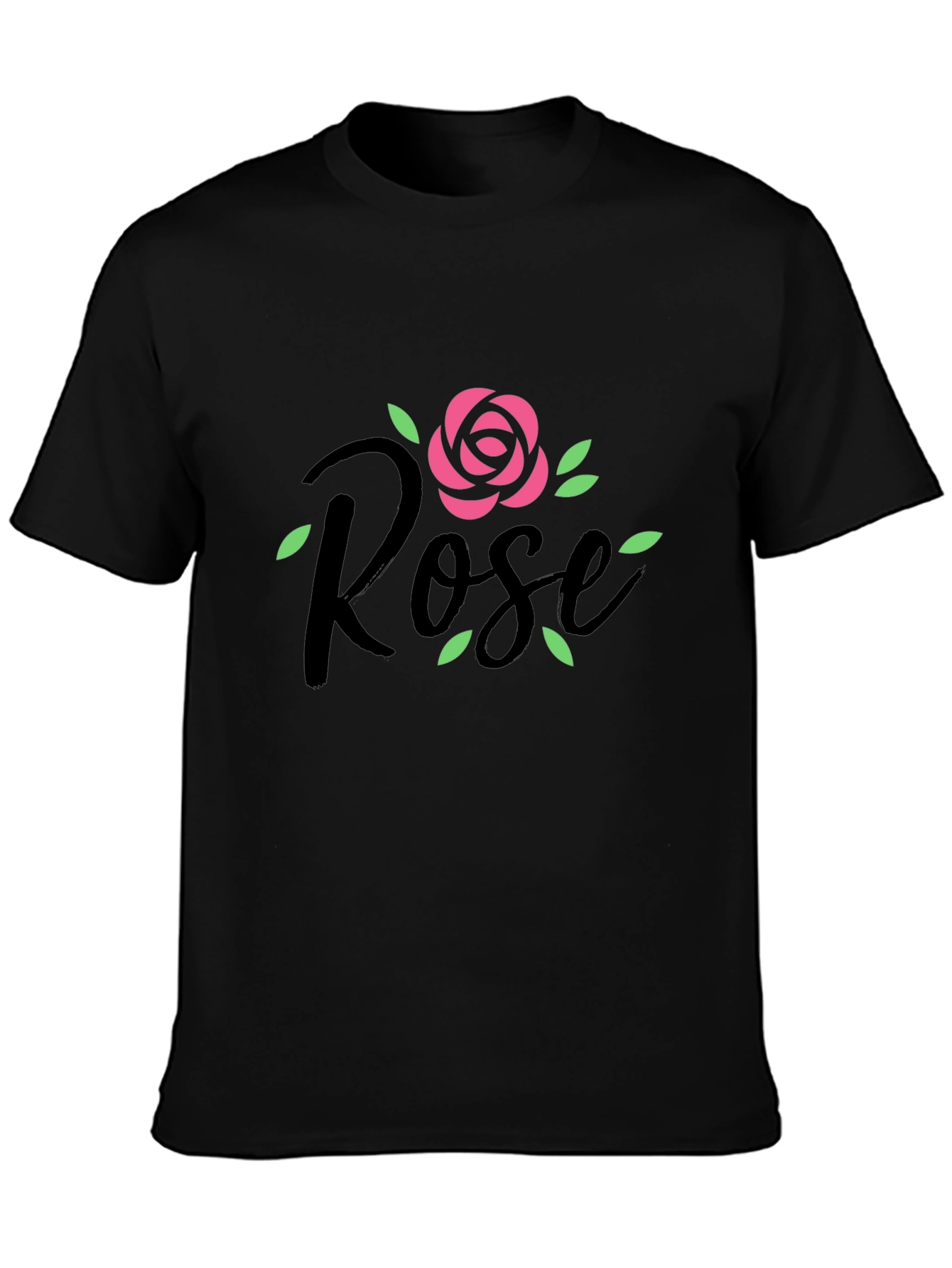 Black Rose Graphic Tee - Stylish Casual Wear