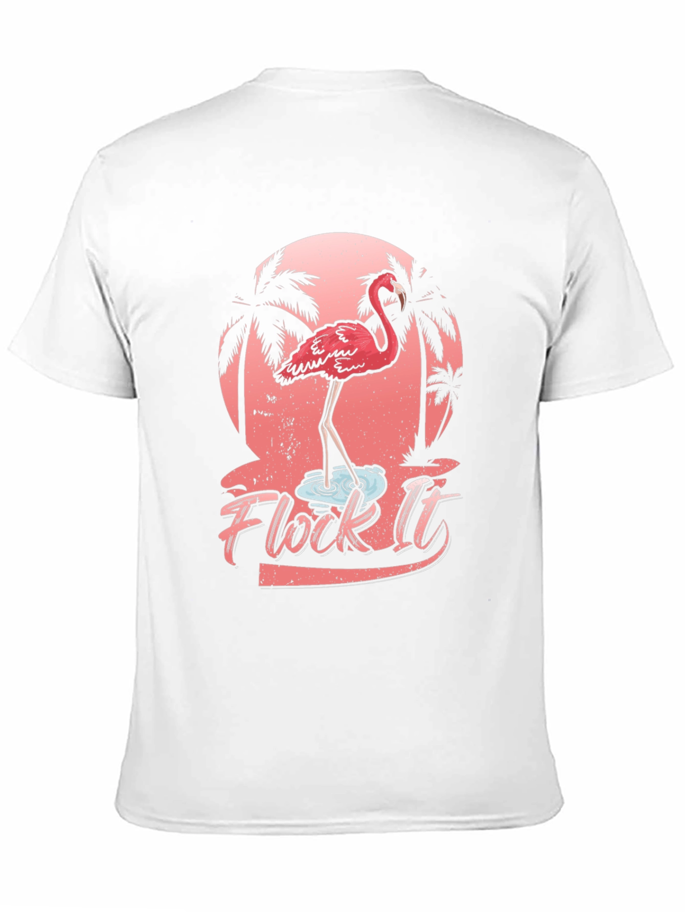 Flock It Flamingo Graphic T-Shirt - Tropical Black Tee