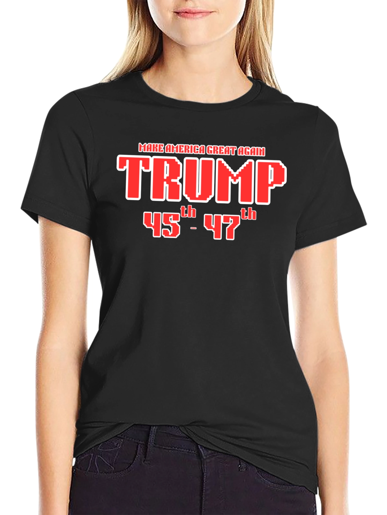 Trump MAGA 45th-47th Graphic T-Shirt