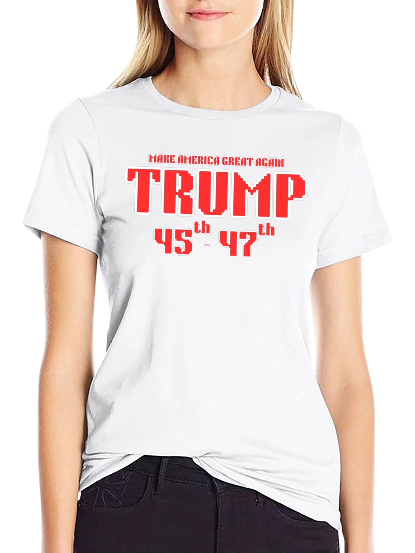 Trump MAGA 45th-47th Graphic T-Shirt
