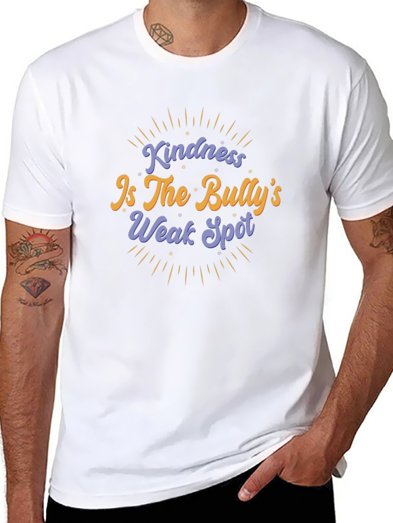 Kindness Is The Bullys Weak Spot Black T-Shirt