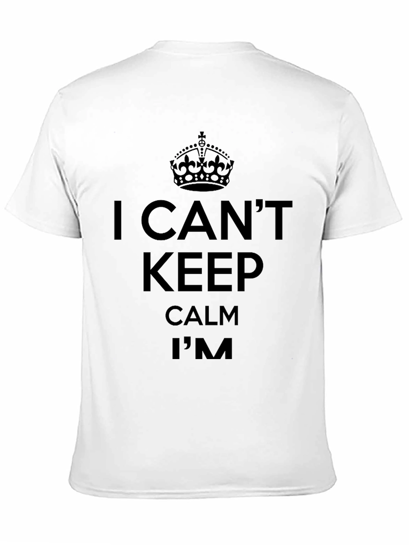 I Cant Keep Calm T-Shirt - Funny Slogan Tee