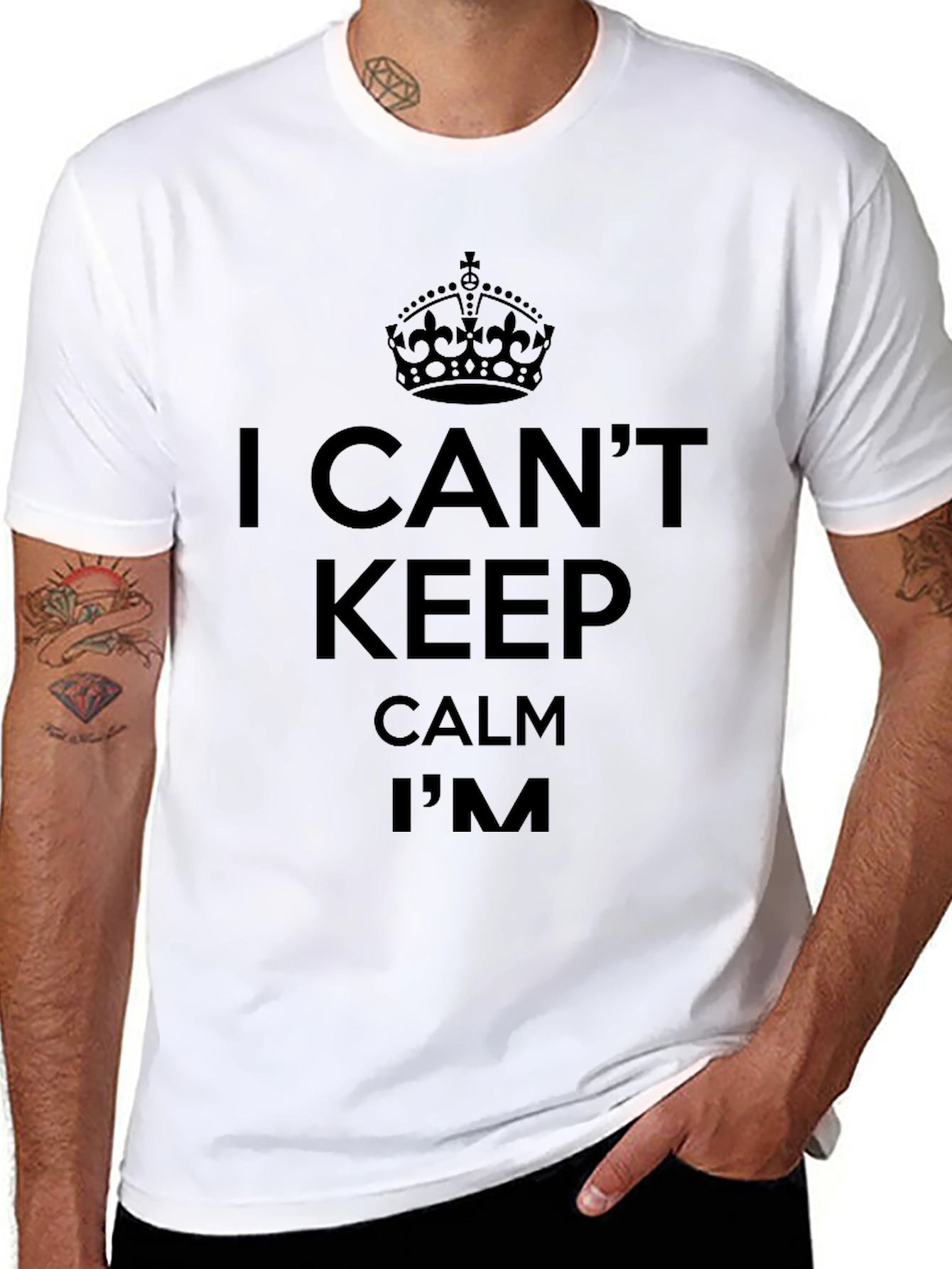 I Cant Keep Calm T-Shirt - Funny Slogan Tee