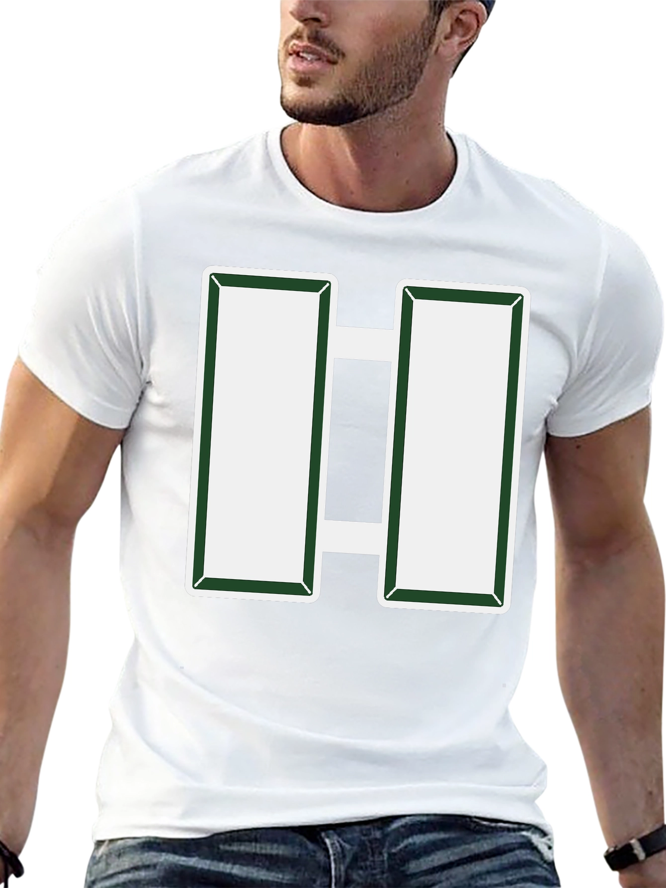 Army Rank Captain Bars T-Shirt - Military Pride Tee