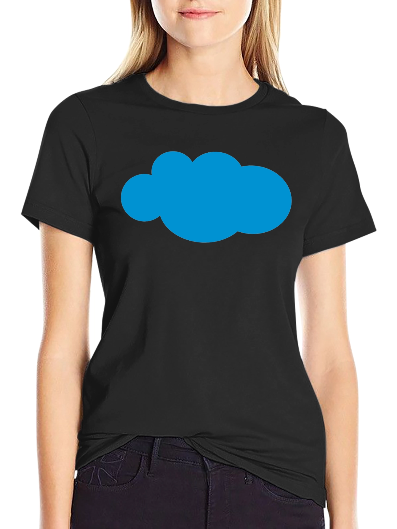 Cloud Graphic Tee - Soft Cotton Blend