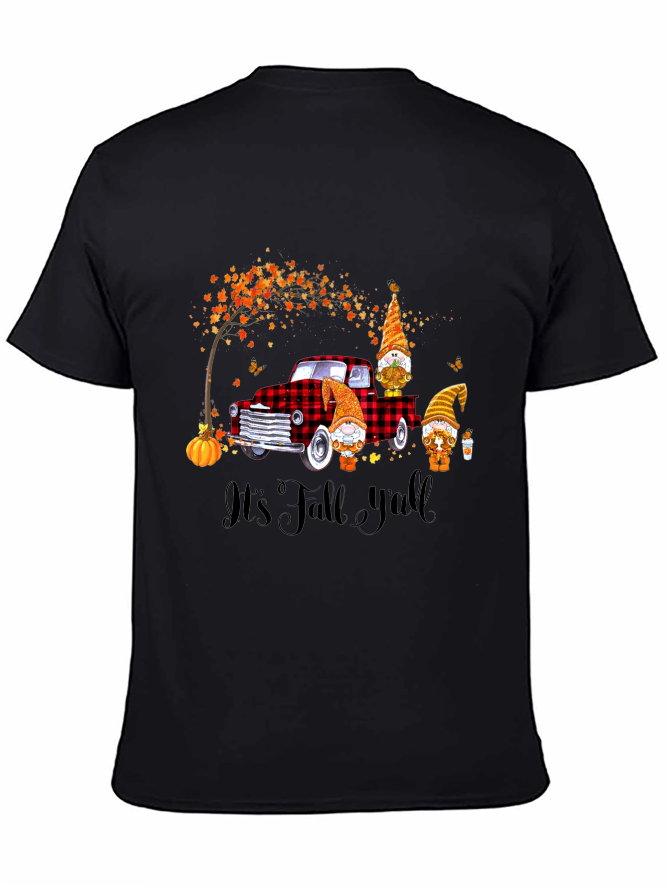 Fall Gnomes on Truck Graphic Tee