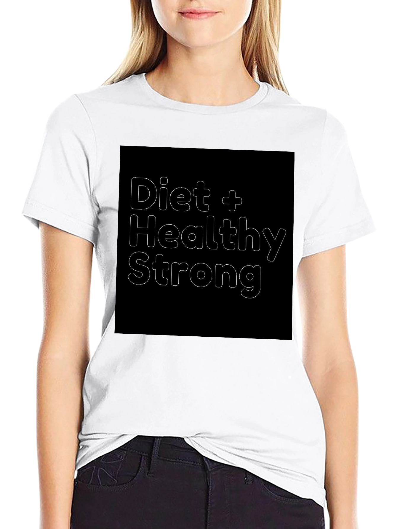 Diet Healthy Strong T-Shirt