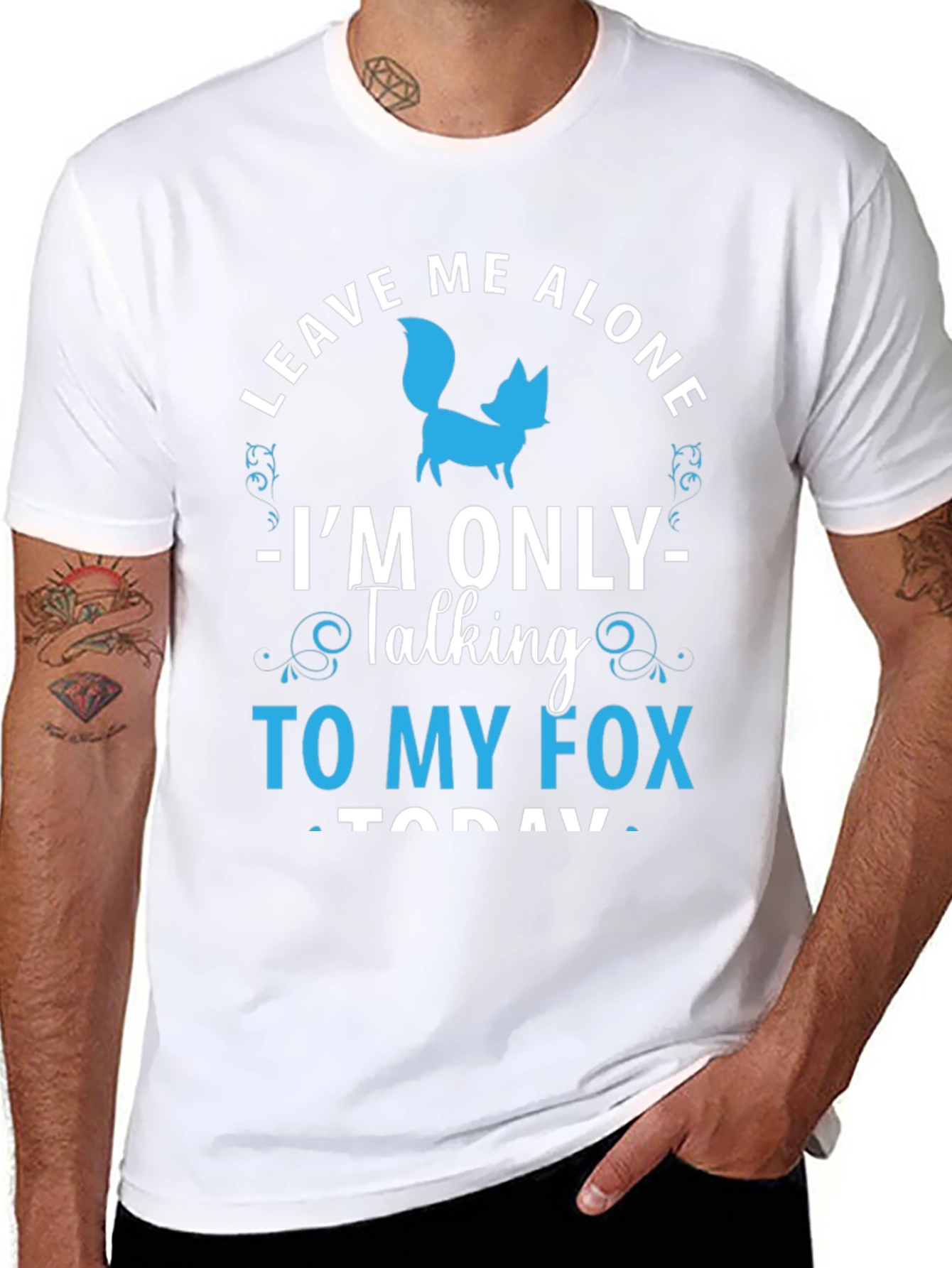 Leave Me Alone Fox T-Shirt - Animal Lover Tee