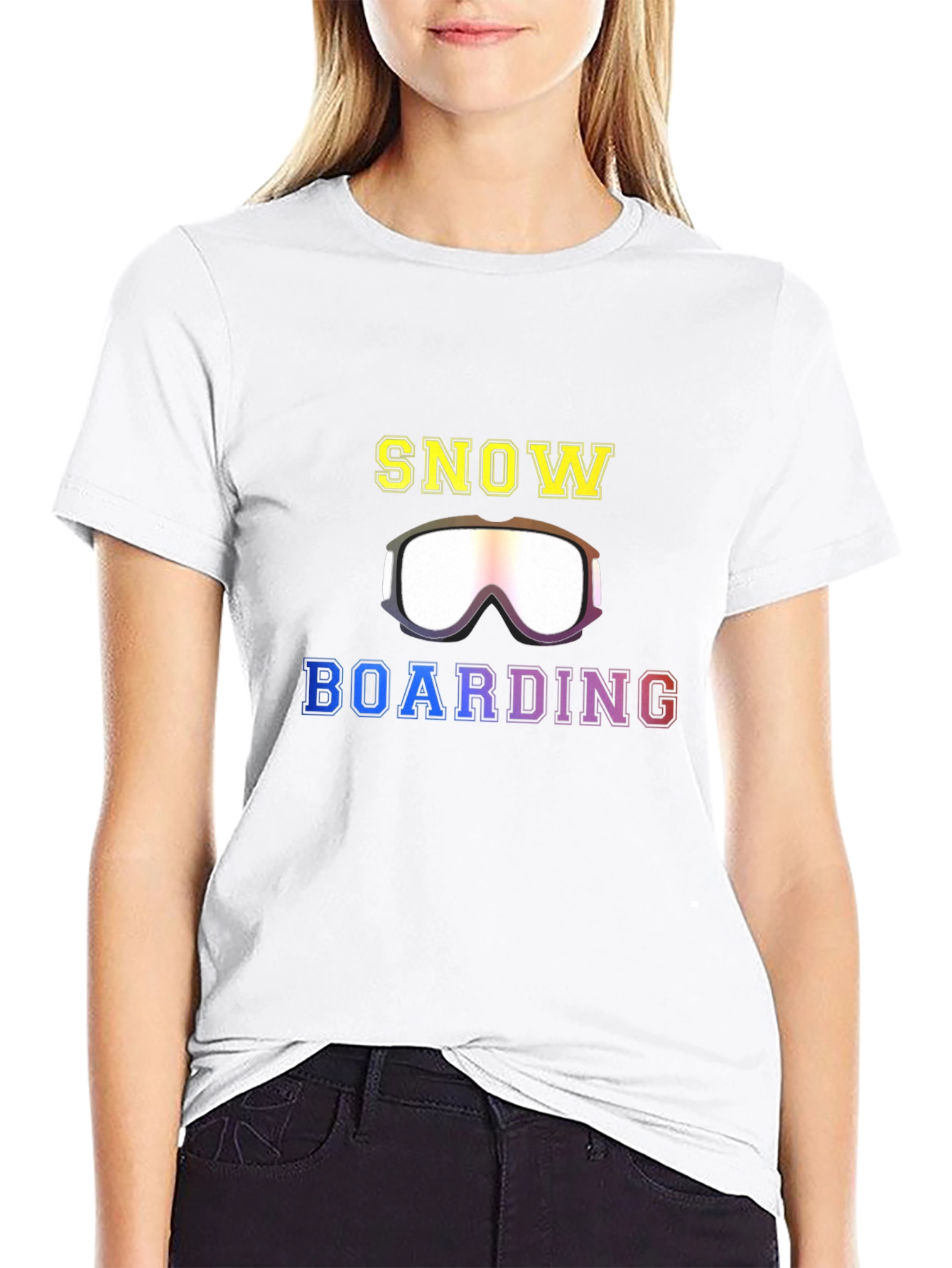 Snowboarding Graphic Tee Shirt