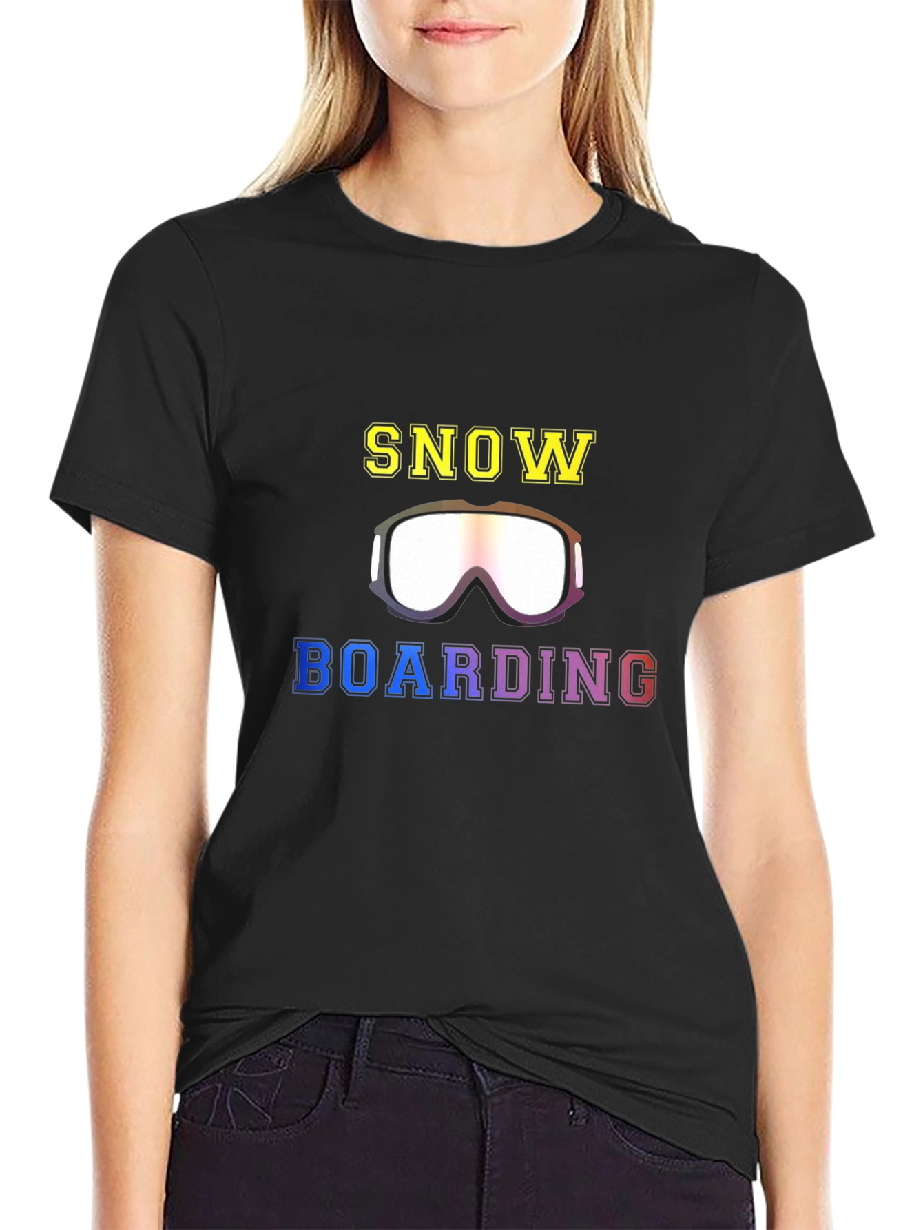 Snowboarding Graphic Tee Shirt
