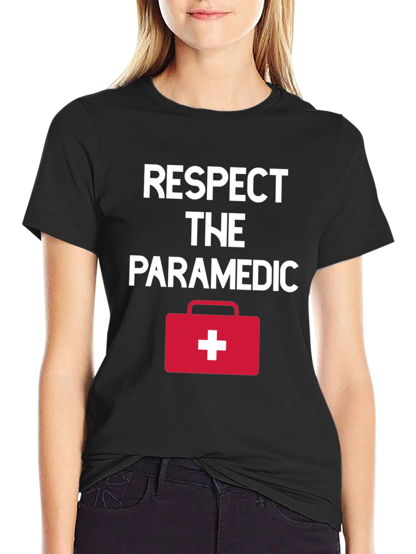 Respect The Paramedic Graphic T-Shirt