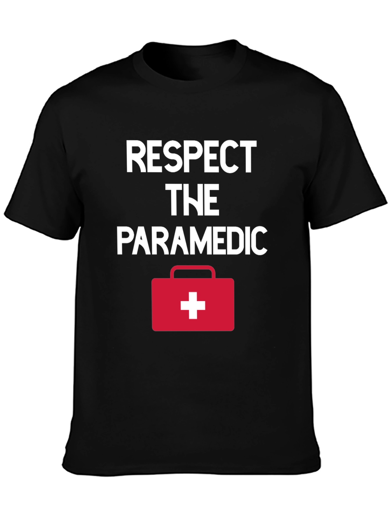 Respect The Paramedic Graphic T-Shirt