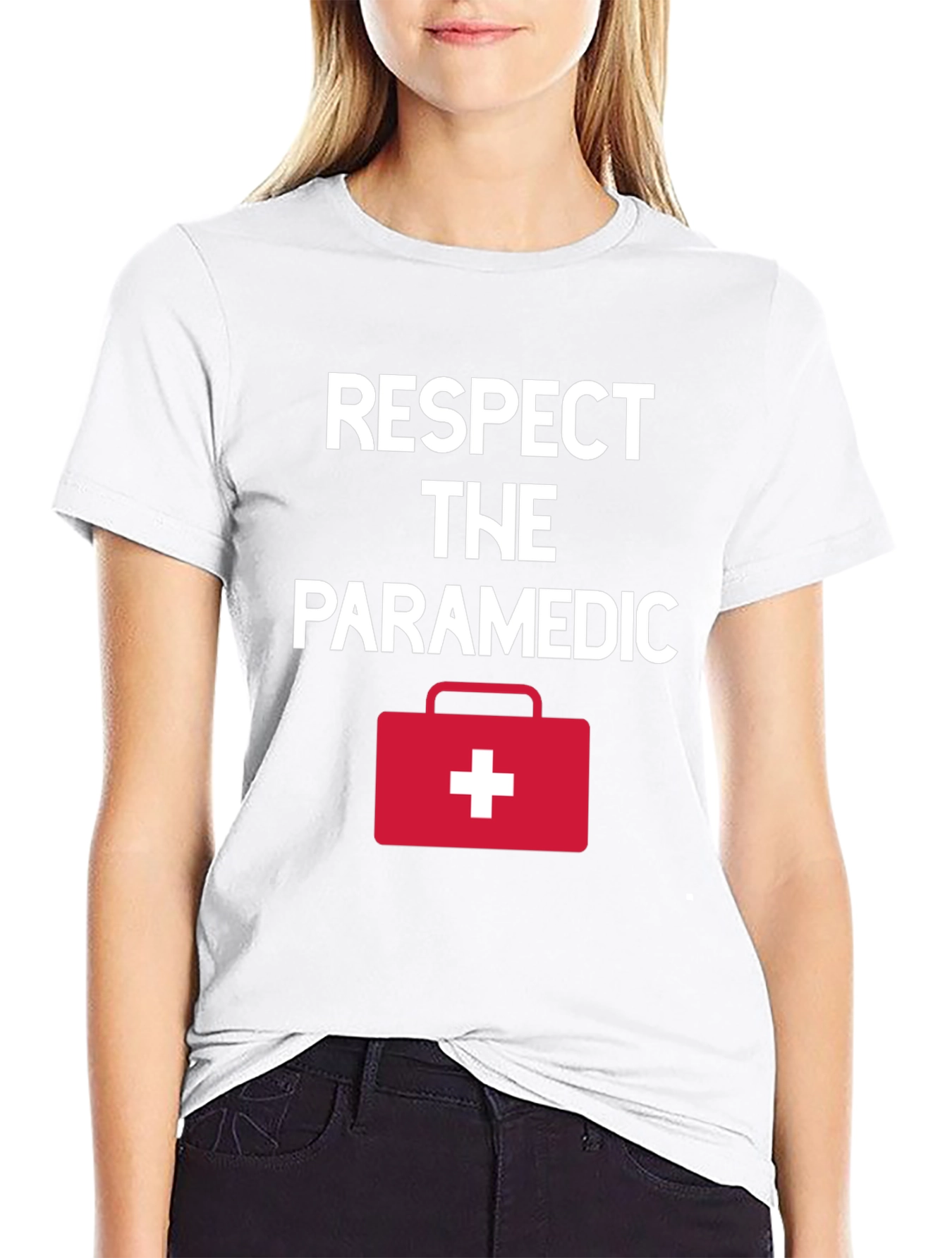 Respect The Paramedic Graphic T-Shirt