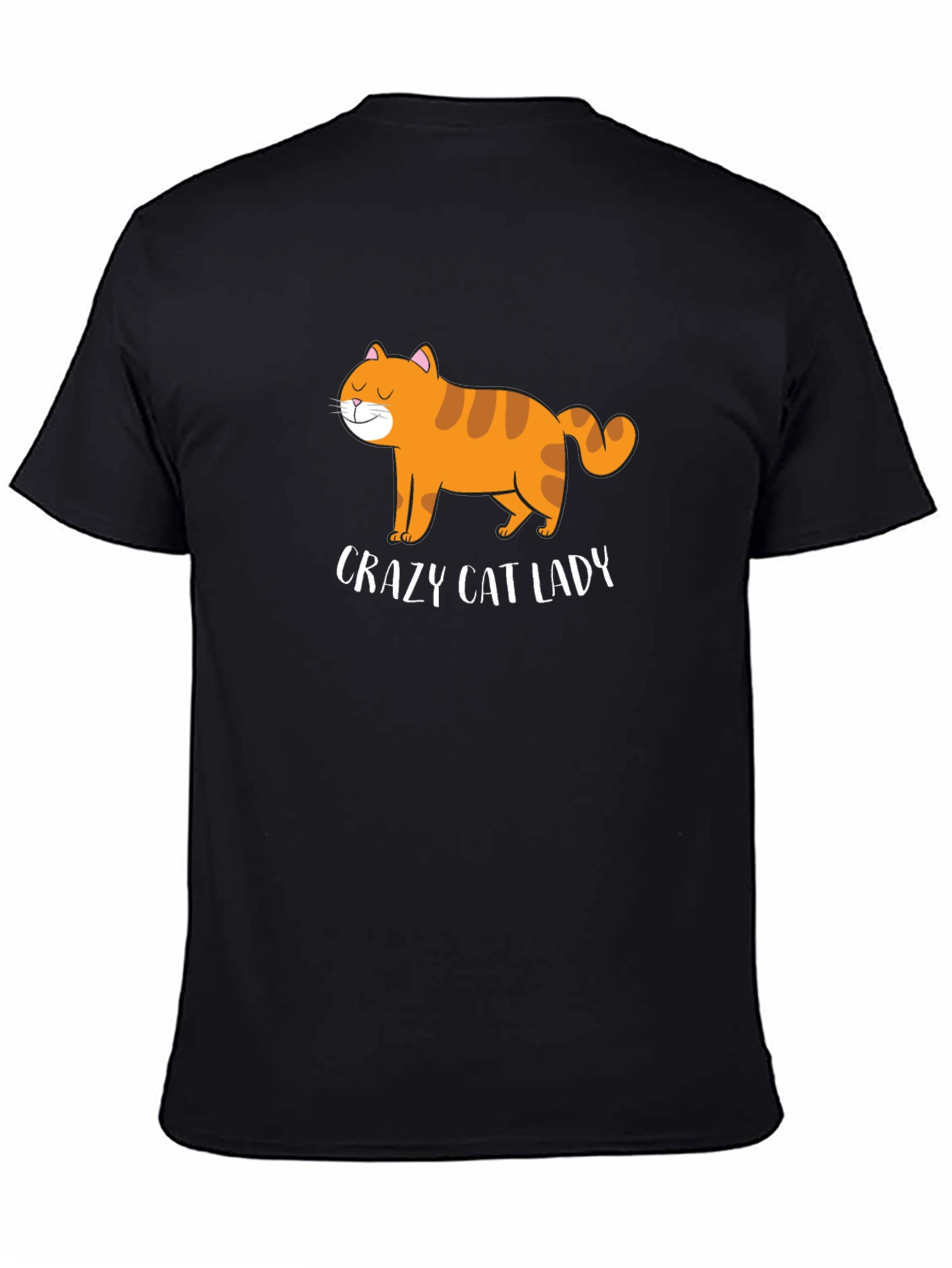 Crazy Cat Lady Graphic Tee - Black