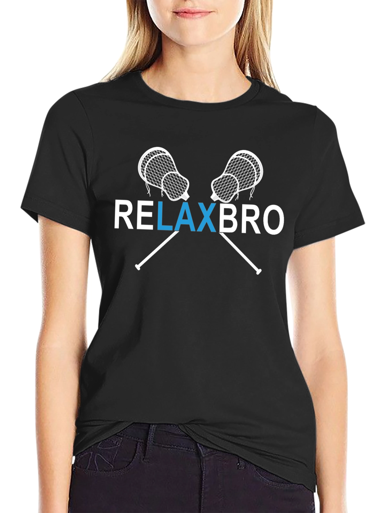 Relax Bro Lacrosse T-Shirt