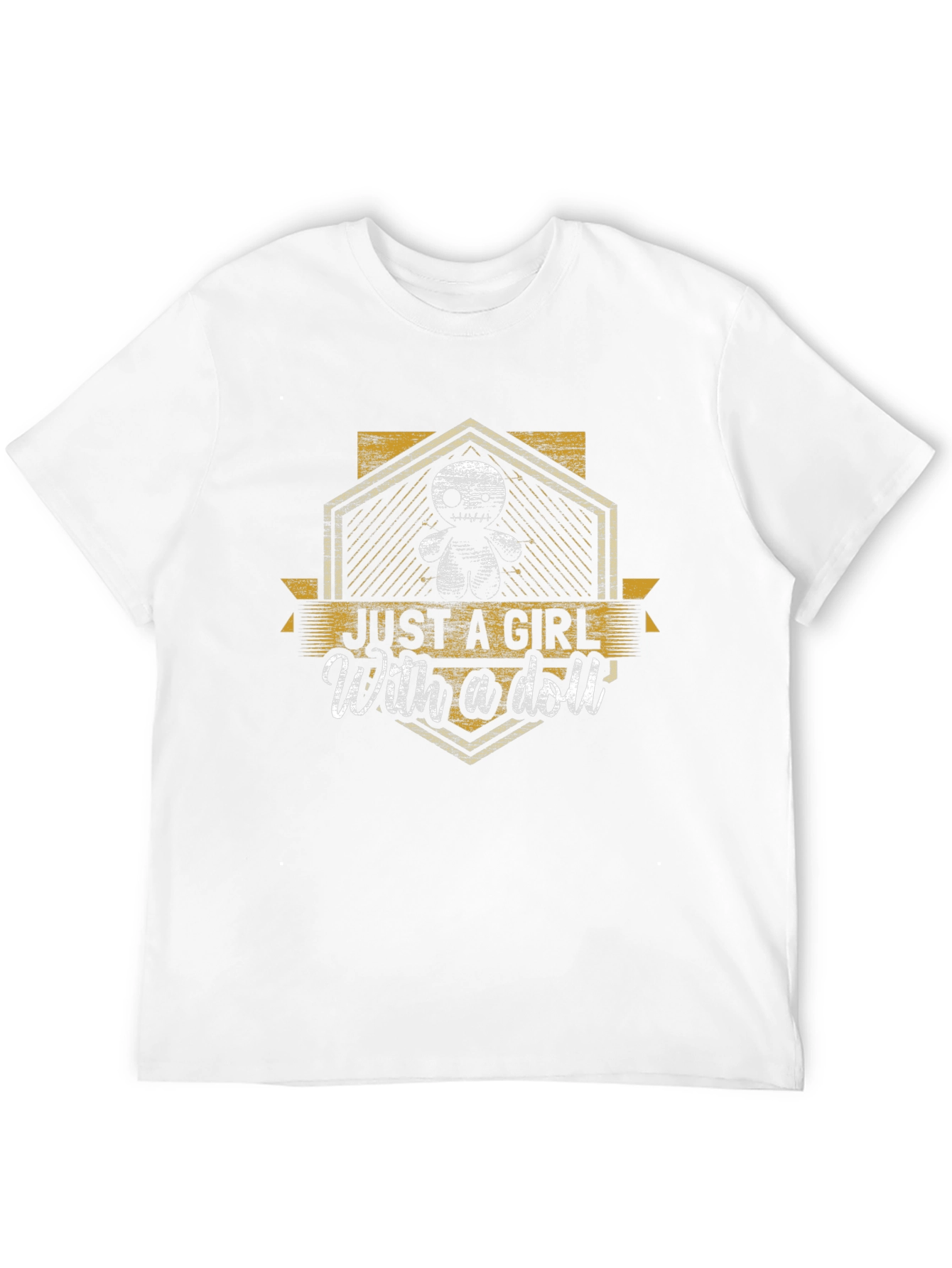 Just A Girl With A Doll Graphic T-Shirt