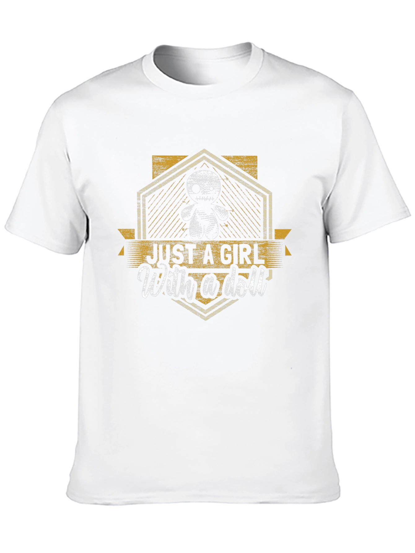 Just A Girl With A Doll Graphic T-Shirt