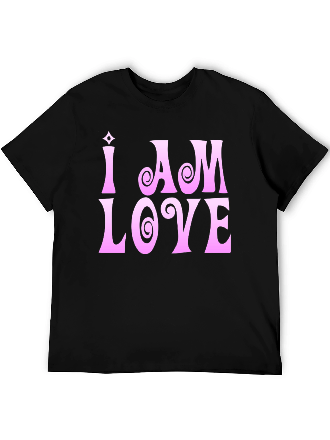 I Am Love T-Shirt - Pink Graphic Tee